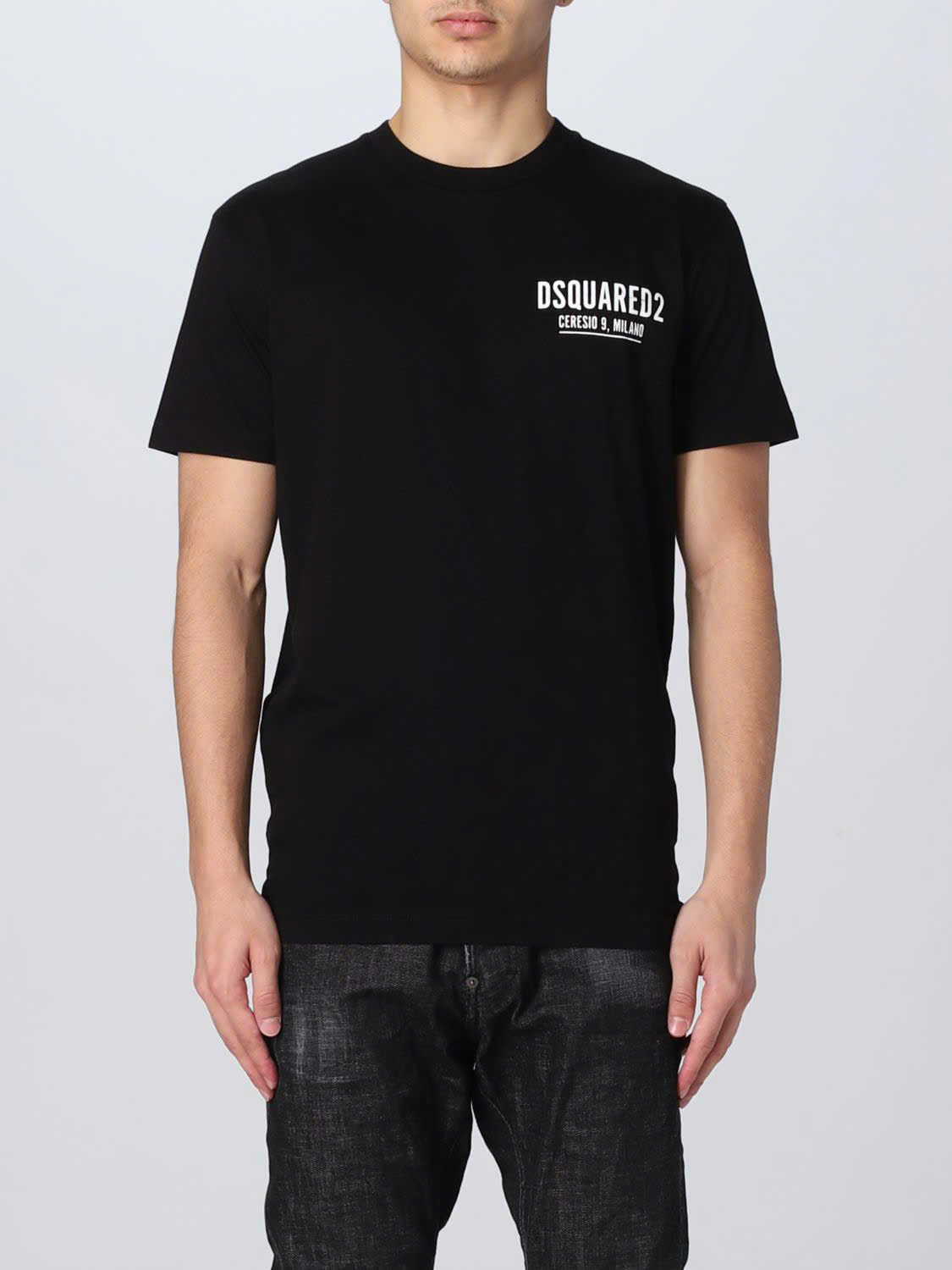 Áo phông T shirt Dsquared2 DSQ Milano logo ngực Like Auth XS-L NV