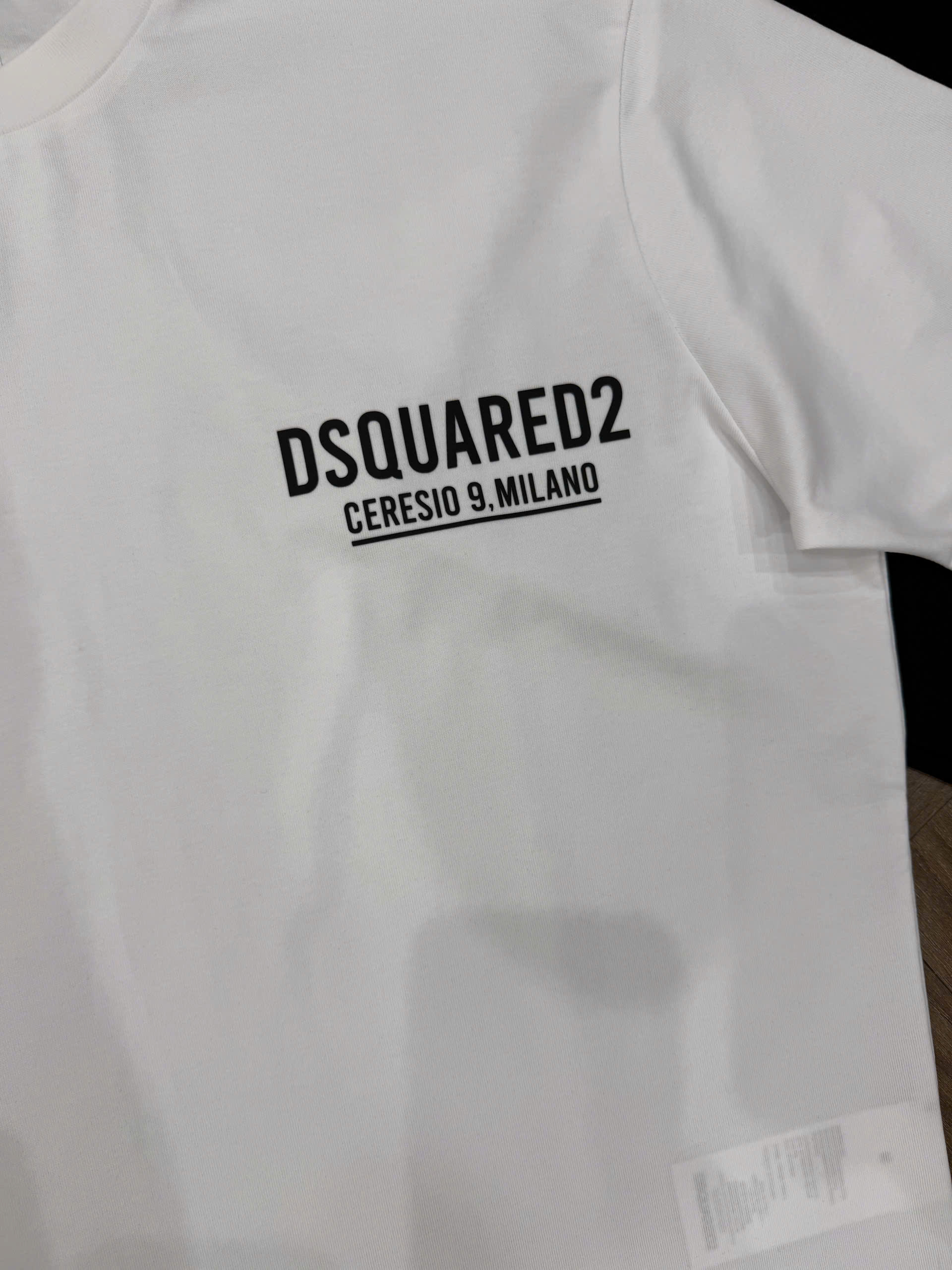 Áo phông T shirt Dsquared2 DSQ Milano logo ngực Like Auth XS-L NV