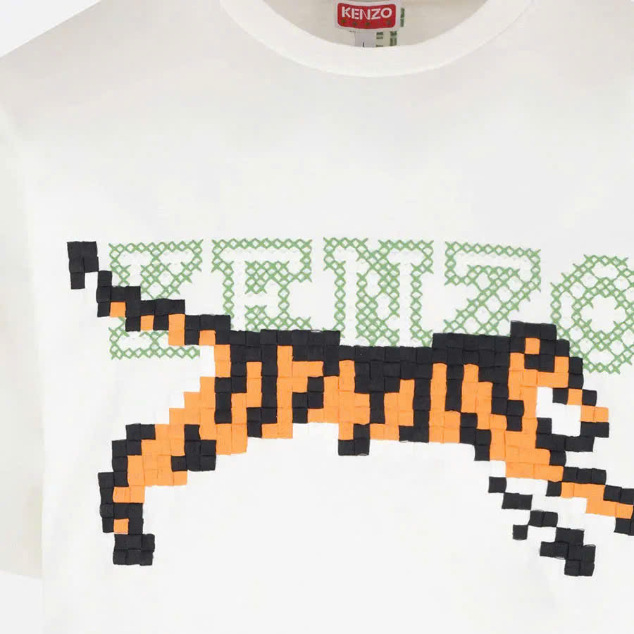 Áo phông T shirt Kenzo KZ họa tiết Hổ 3D Like Auth 44-50 CD