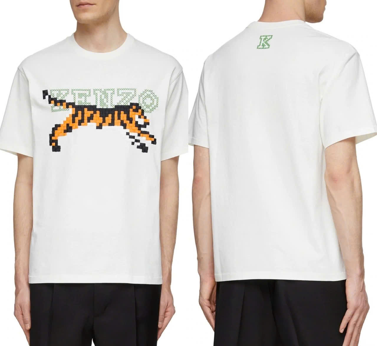 Áo phông T shirt Kenzo KZ họa tiết Hổ 3D Like Auth 44-50 CD