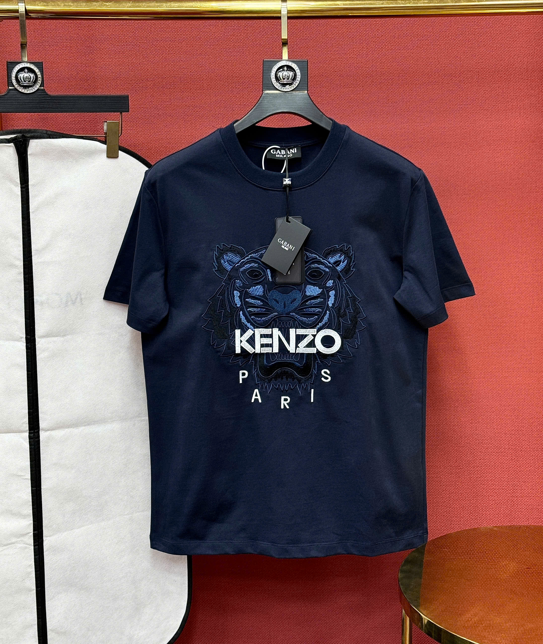 Áo phông T shirt Kenzo KZ thêu mặt hổ ngực Like Auth 44-50 CD