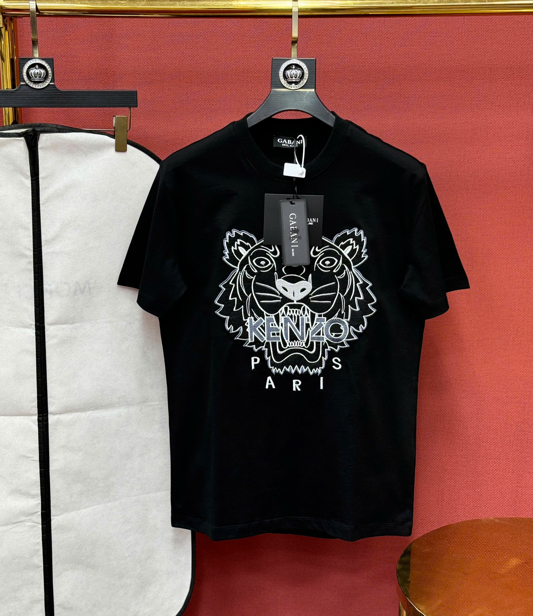 Áo phông T shirt Kenzo KZ thêu mặt hổ ngực Like Auth 44-50 CD