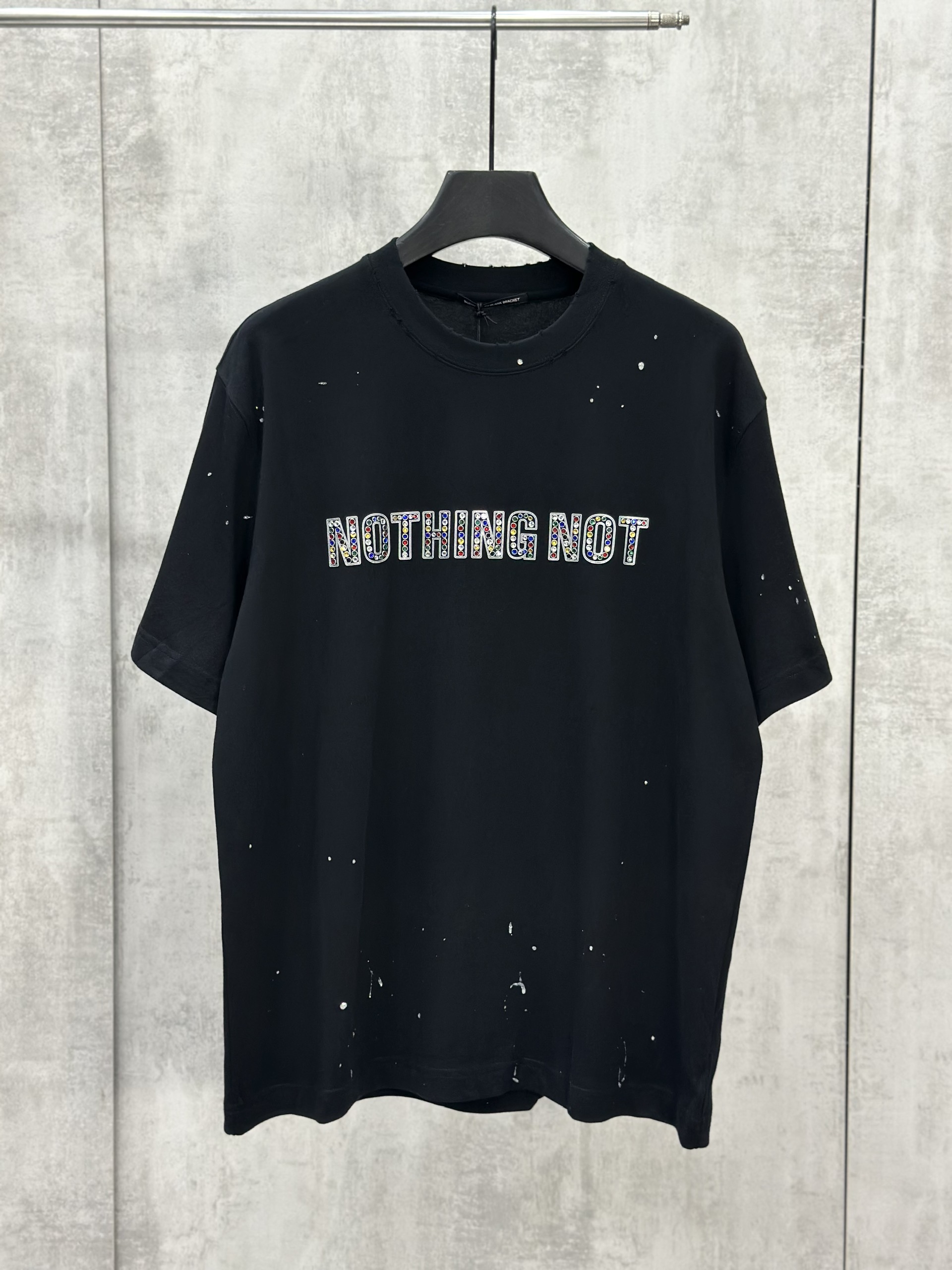Áo phông T shirt TANYA Nothing Not logo đính đá S-L VTN