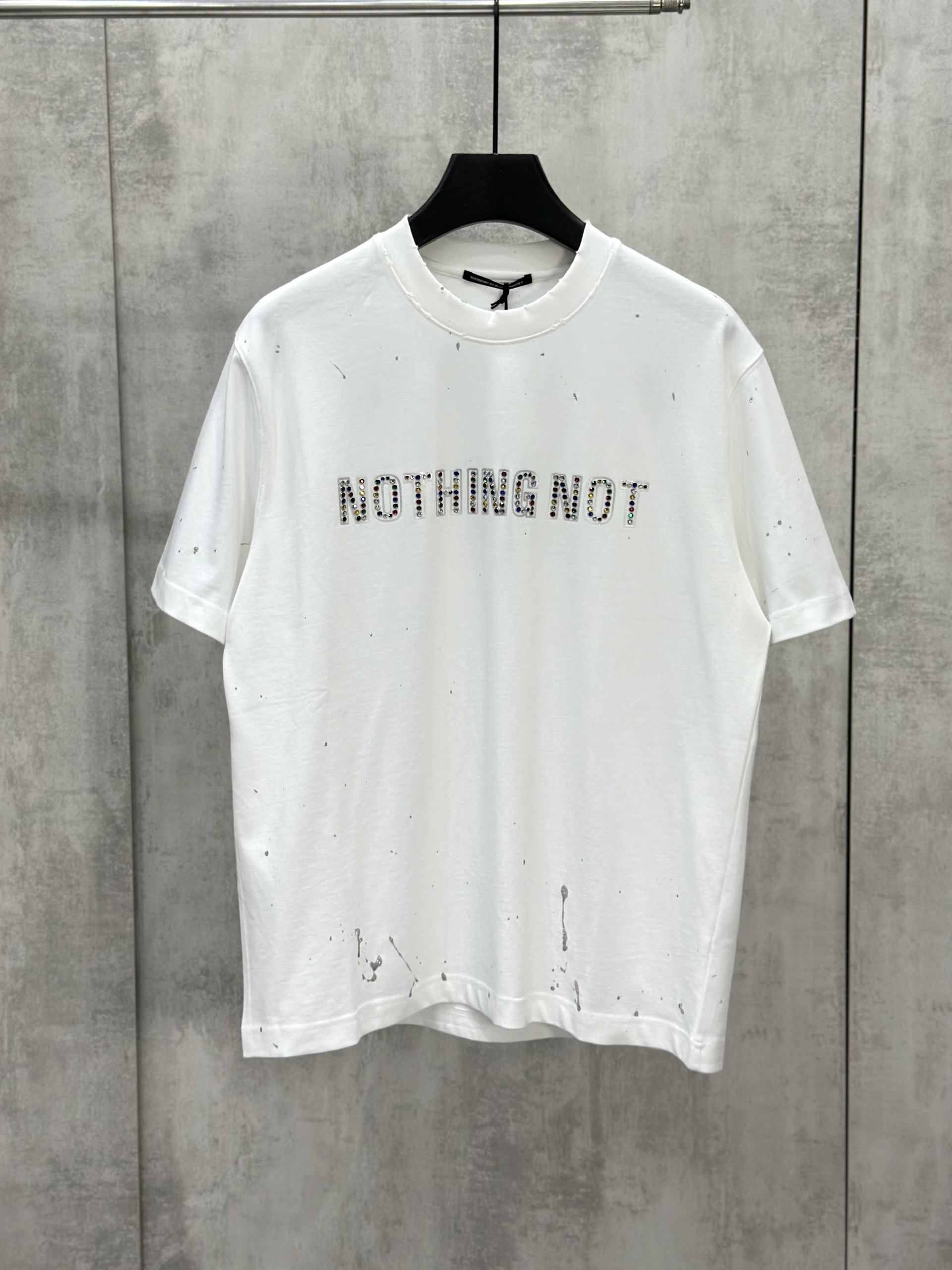 Áo phông T shirt TANYA Nothing Not logo đính đá S-L VTN