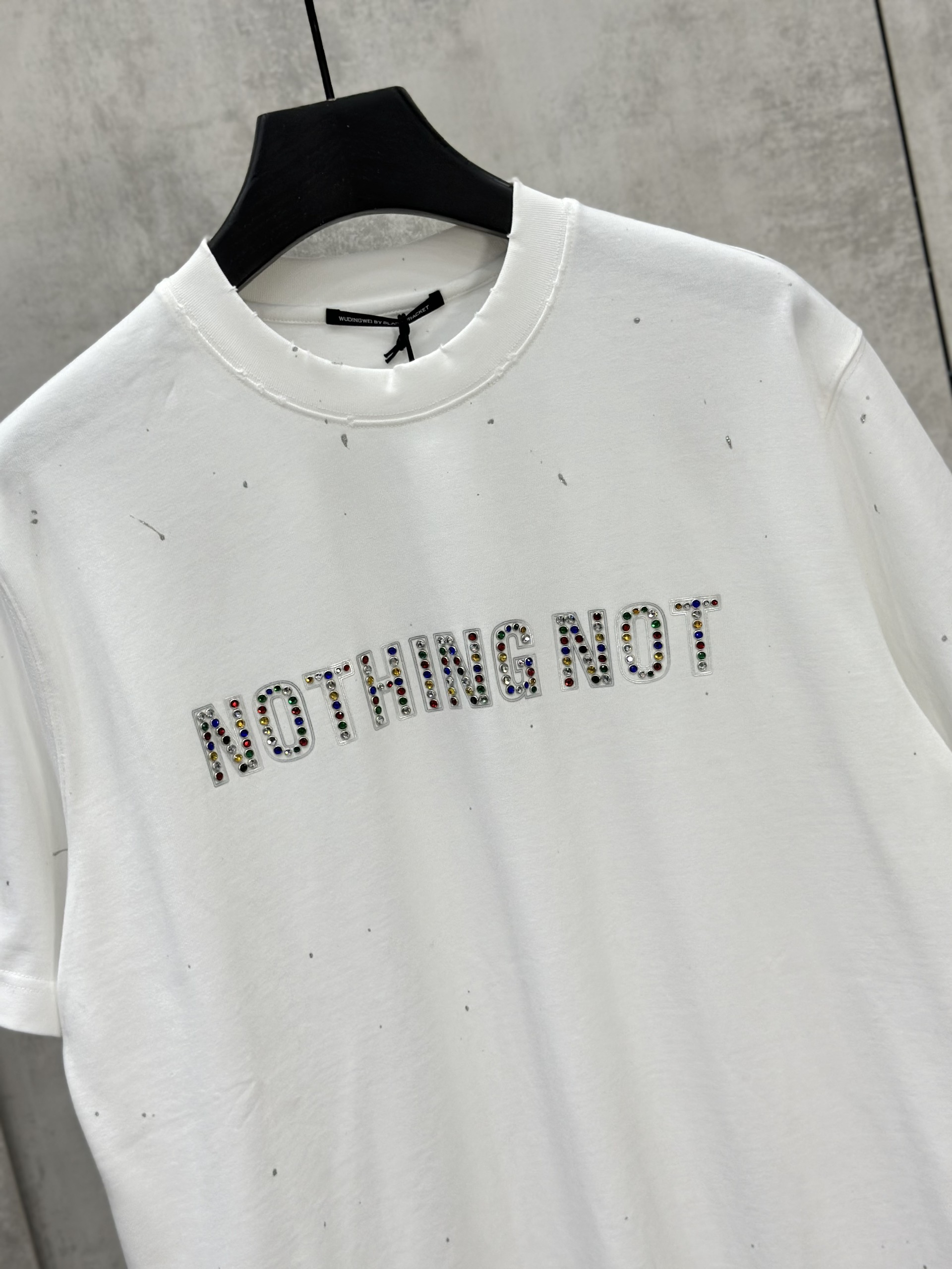 Áo phông T shirt TANYA Nothing Not logo đính đá S-L VTN