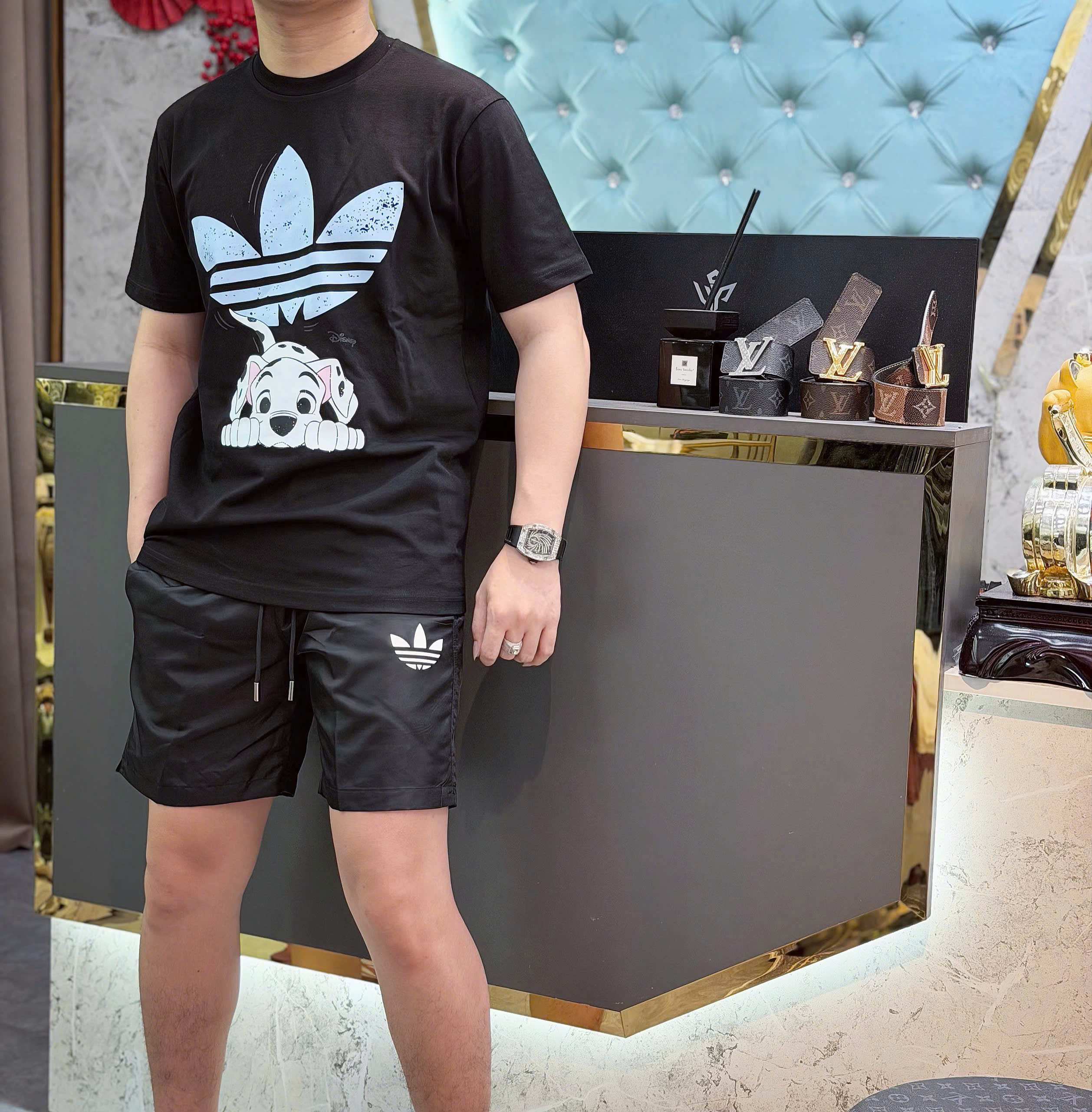 Set bộ thể thao hè Adidas Cún Like Auth S-XL NV