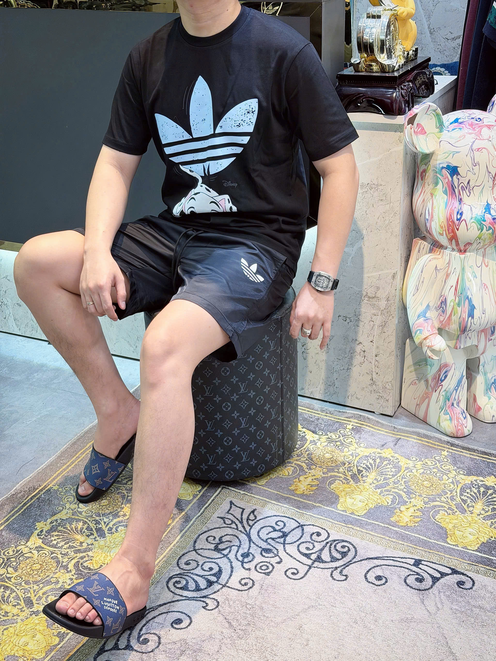 Set bộ thể thao hè Adidas Cún Like Auth S-XL NV