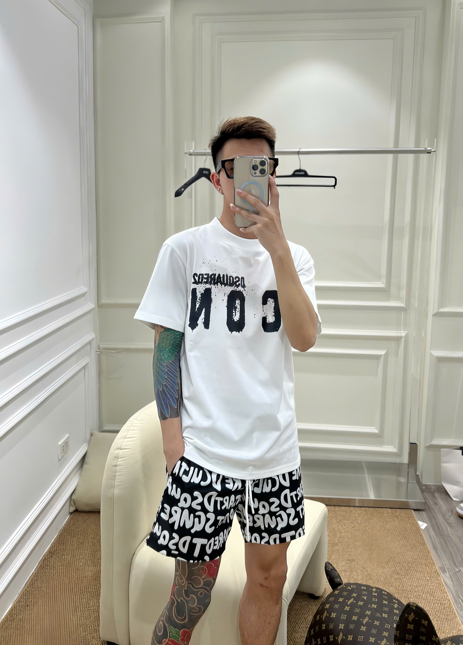 Set bộ thể thao hè Dsquared2 DSQ icon Like Auth S-XL NV