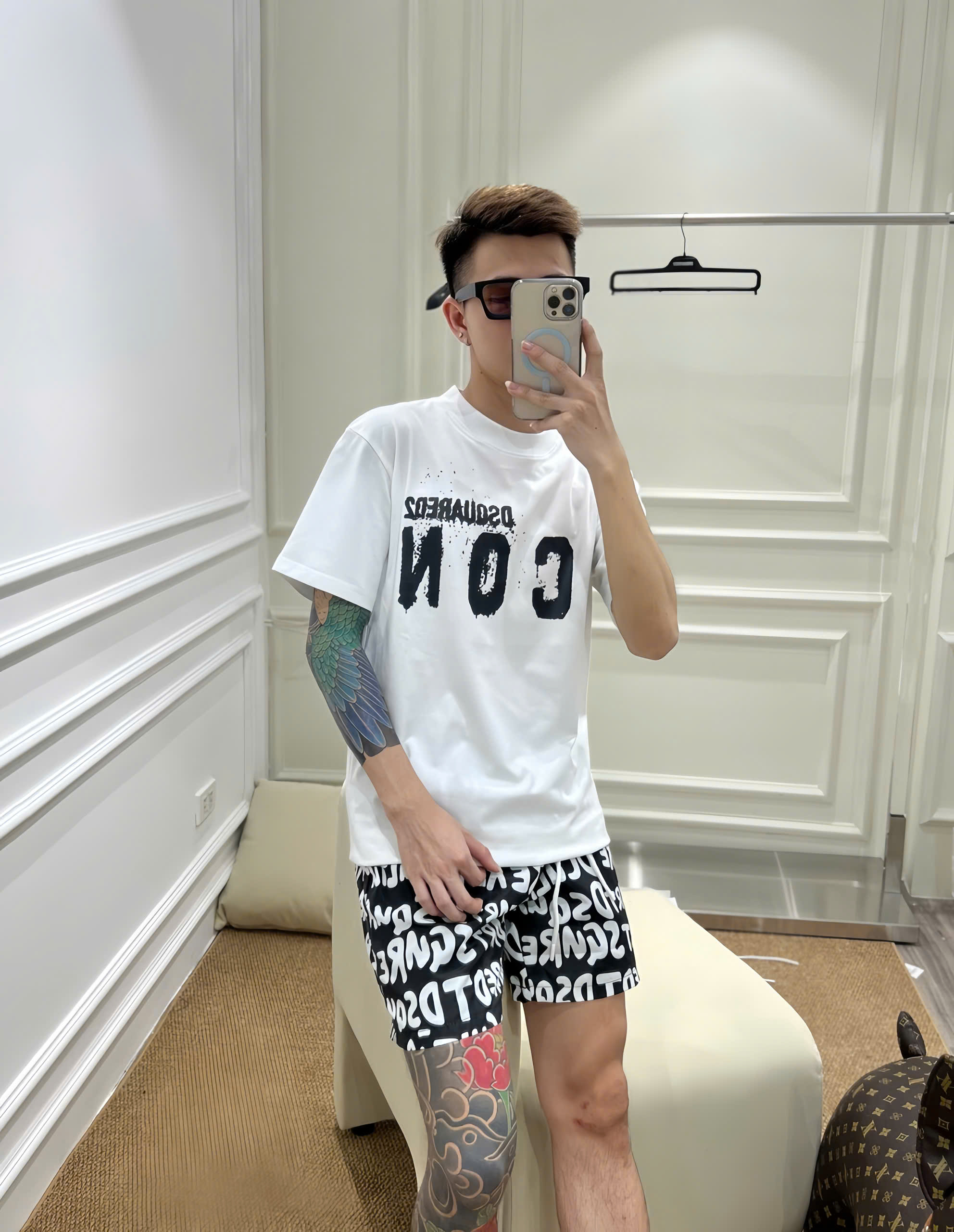 Set bộ thể thao hè Dsquared2 DSQ icon Like Auth S-XL NV
