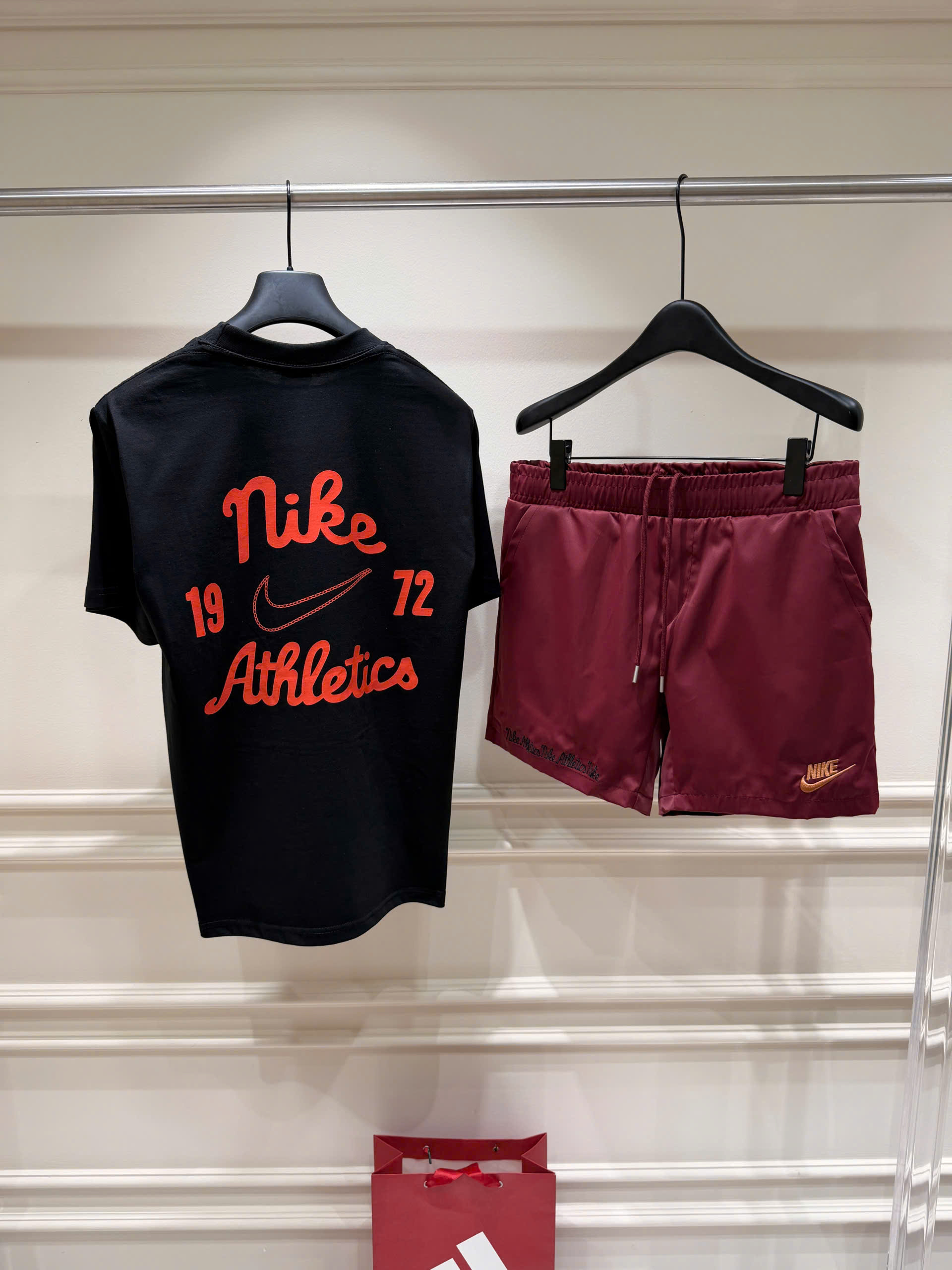 Set bộ thể thao hè Nike Athletics 1972 logo thêu trước sau Like Auth S-XL NV