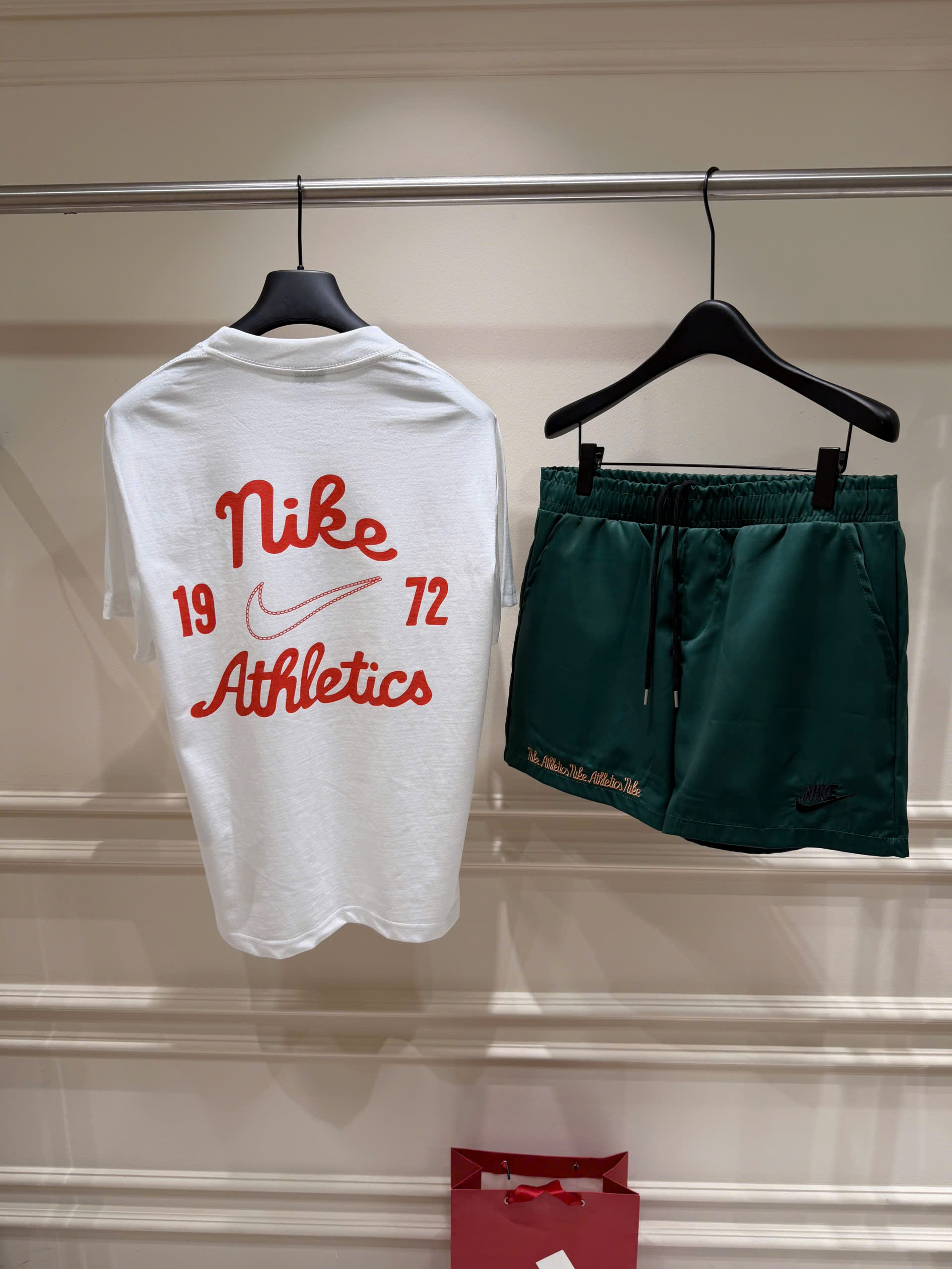 Set bộ thể thao hè Nike Athletics 1972 logo thêu trước sau Like Auth S-XL NV