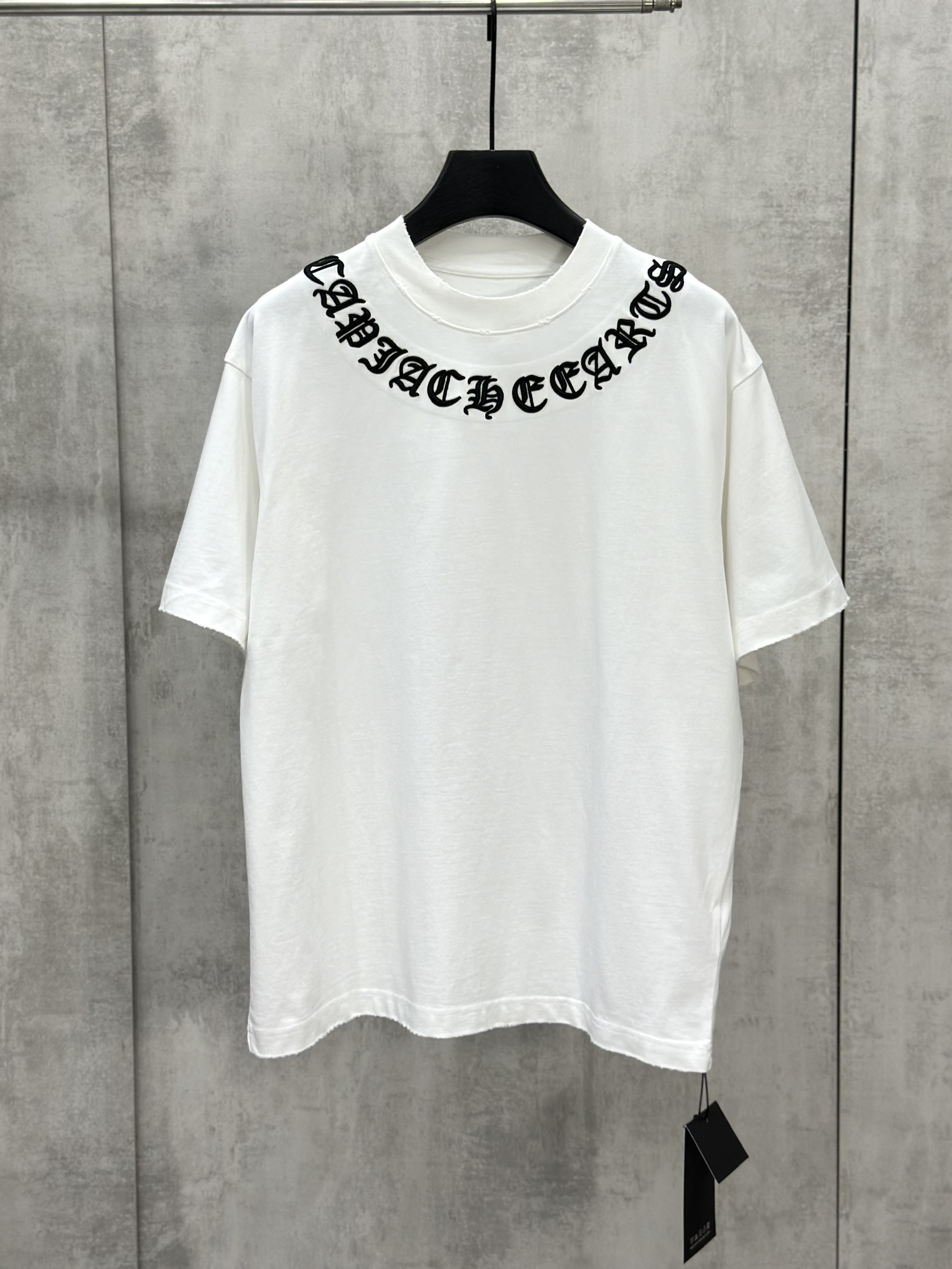 Áo phông T shirt Chrome Heart CH logo thêu quanh cổ Like Auth M-XL VTN