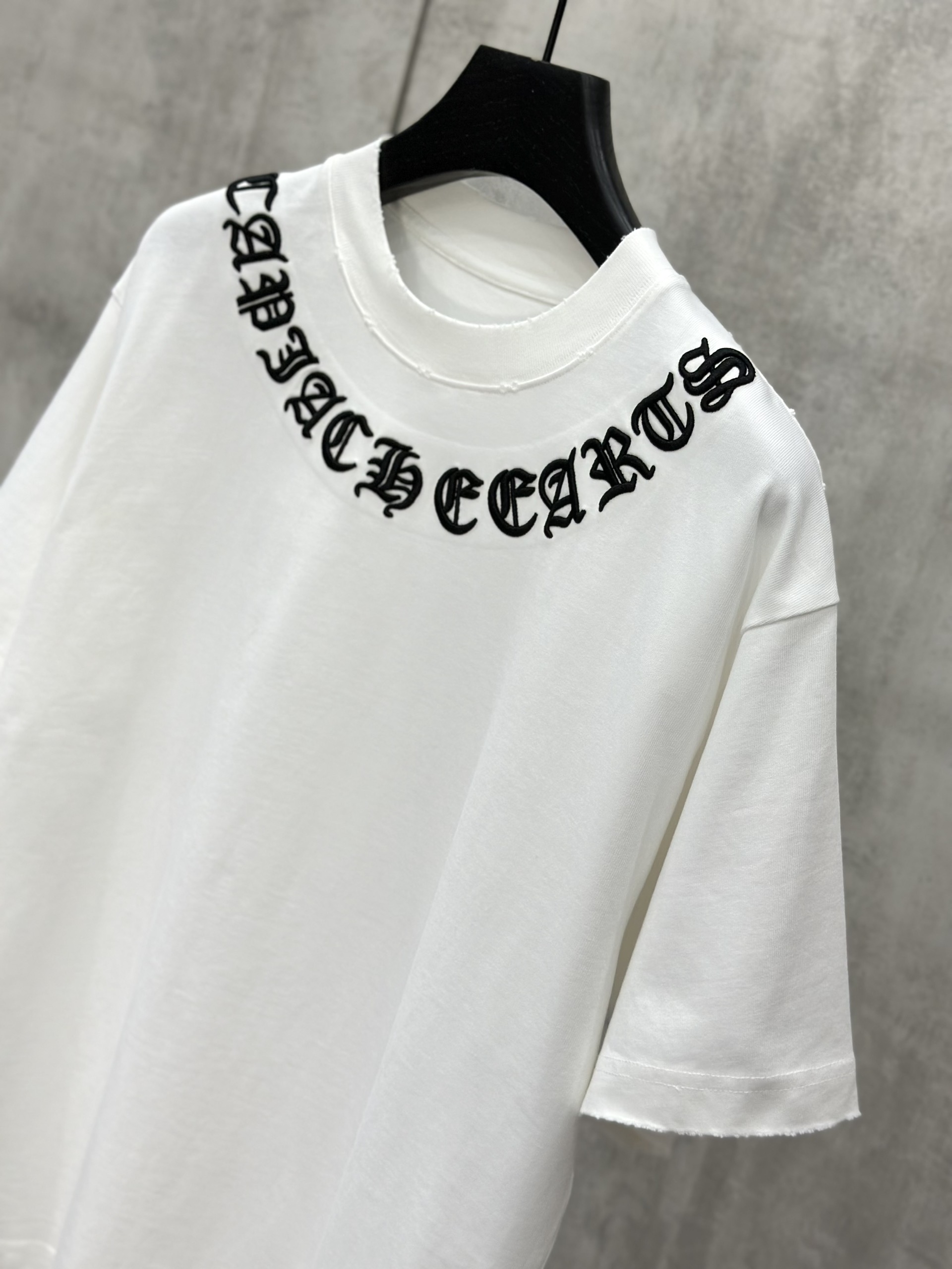 Áo phông T shirt Chrome Heart CH logo thêu quanh cổ Like Auth M-XL VTN