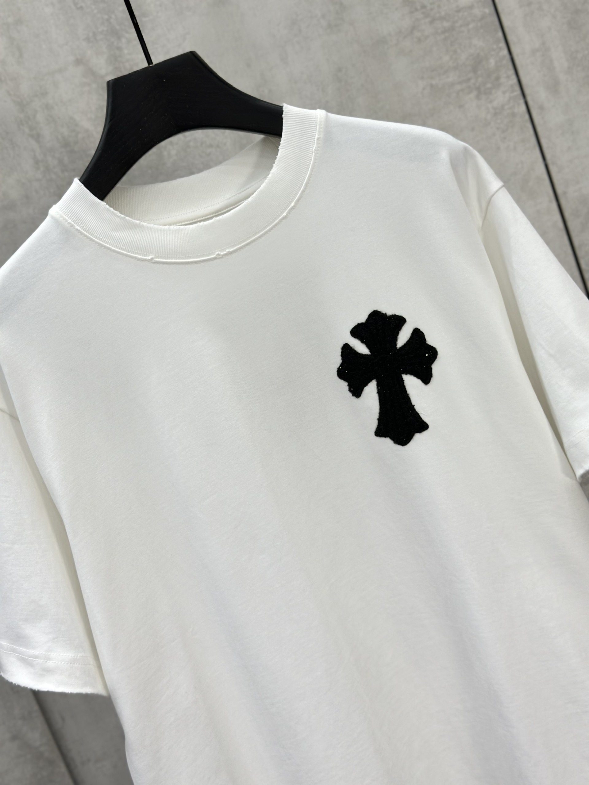 Áo phông T shirt Chrome Heart CH logo wash chữ thập Like Auth M-XL VTN