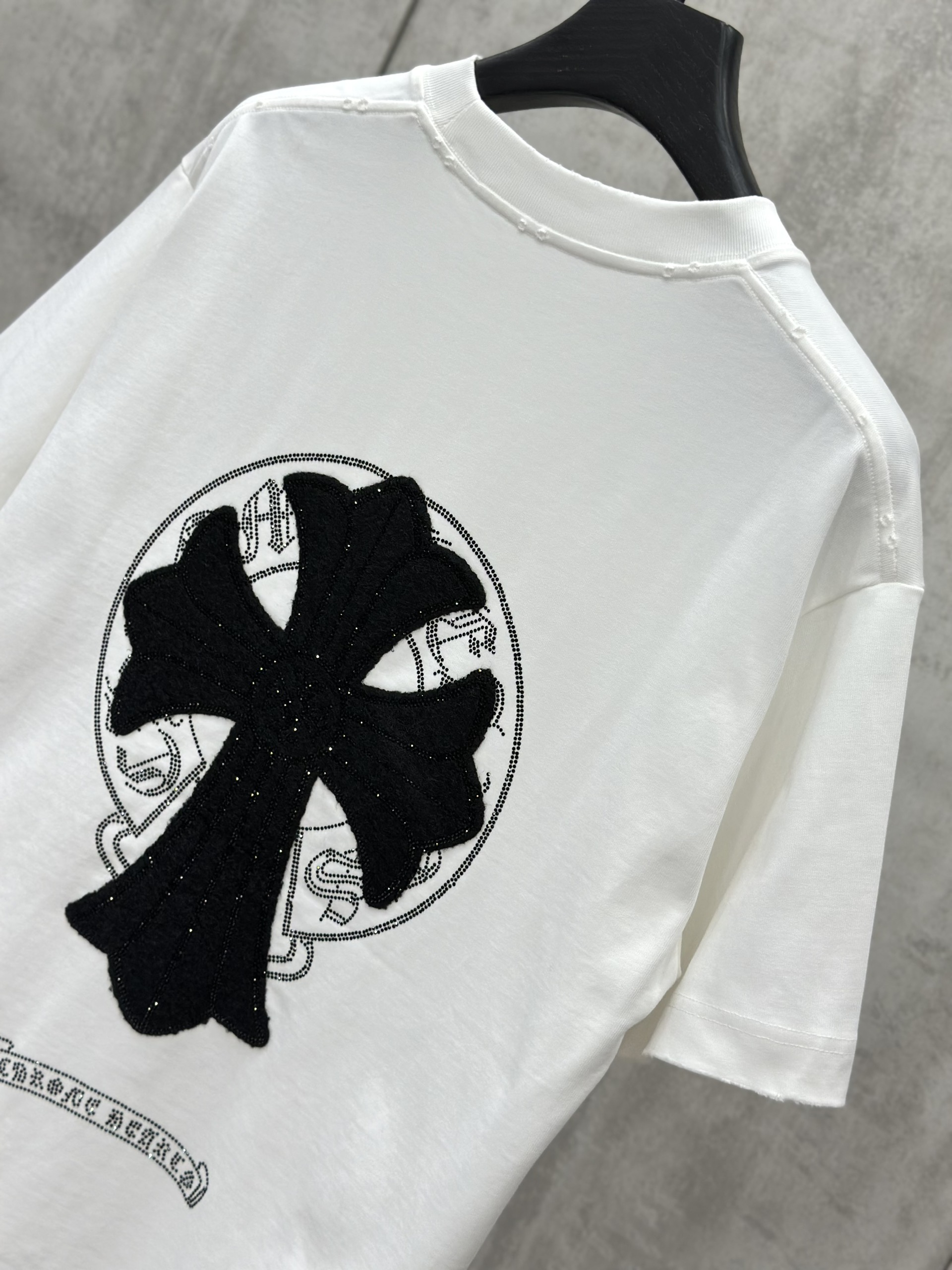 Áo phông T shirt Chrome Heart CH logo wash chữ thập Like Auth M-XL VTN