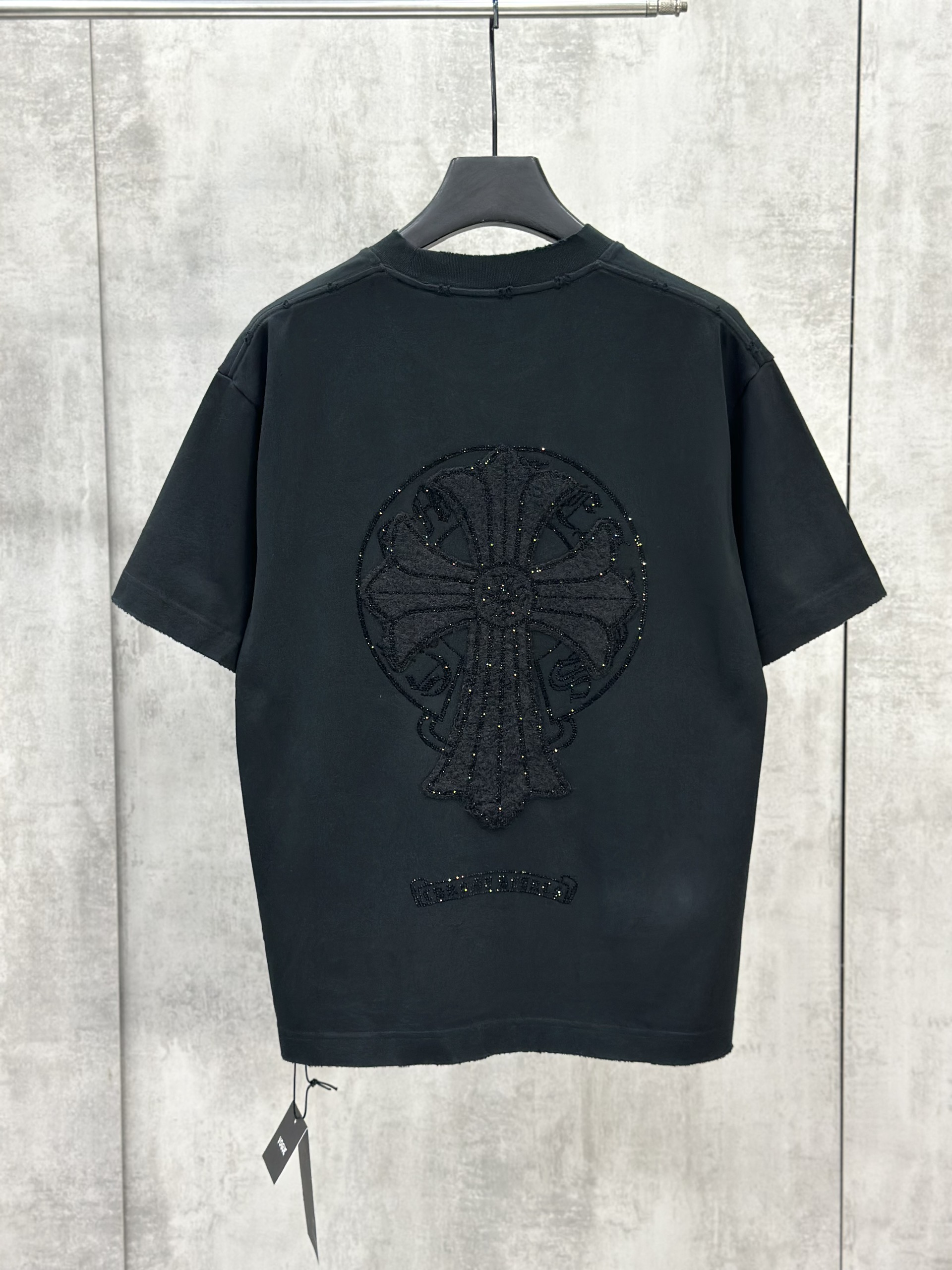 Áo phông T shirt Chrome Heart CH logo wash chữ thập Like Auth M-XL VTN
