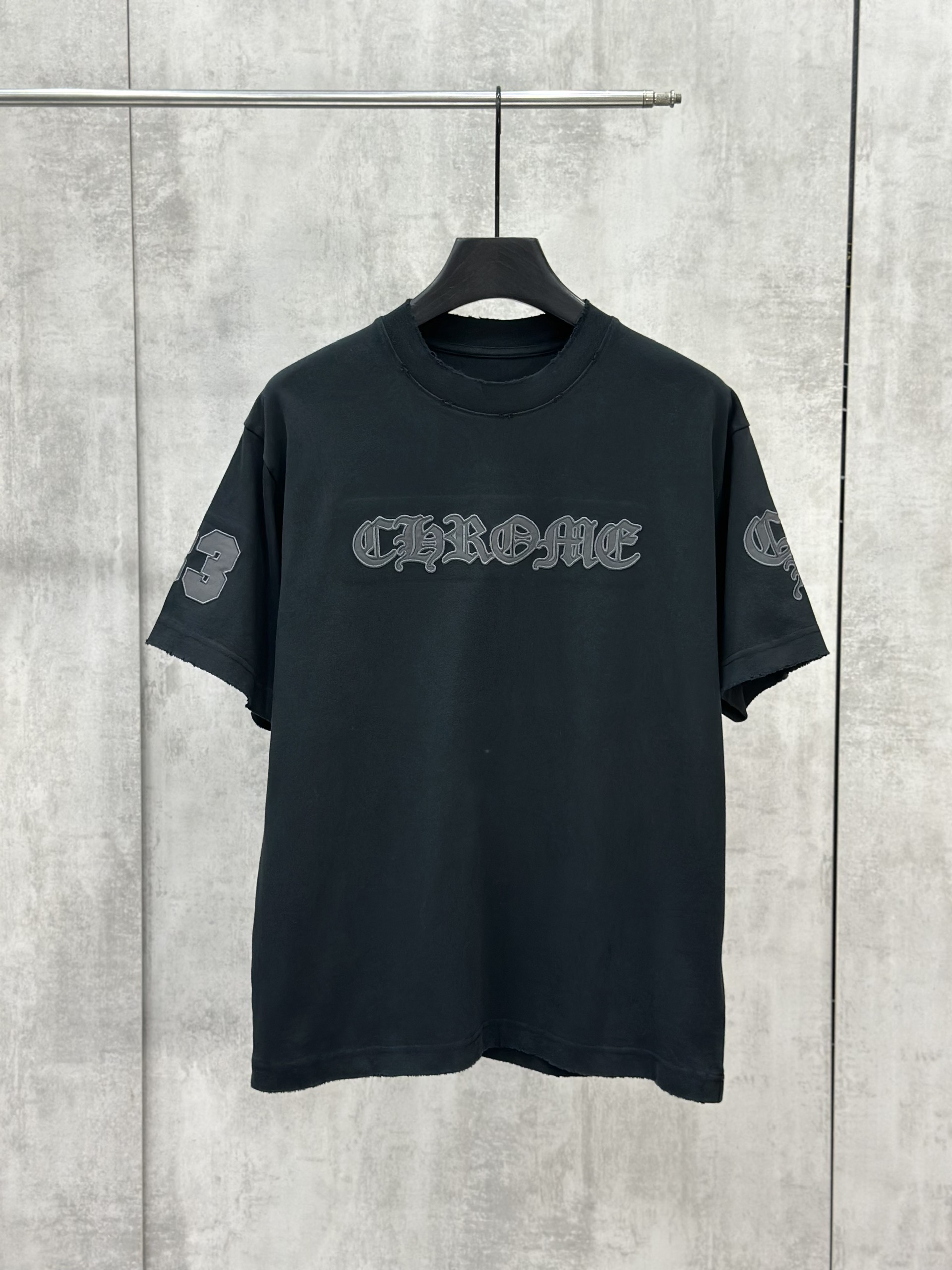 Áo phông T shirt Chrome Heart CH logo wash số 33 Like Auth M-XL VTN