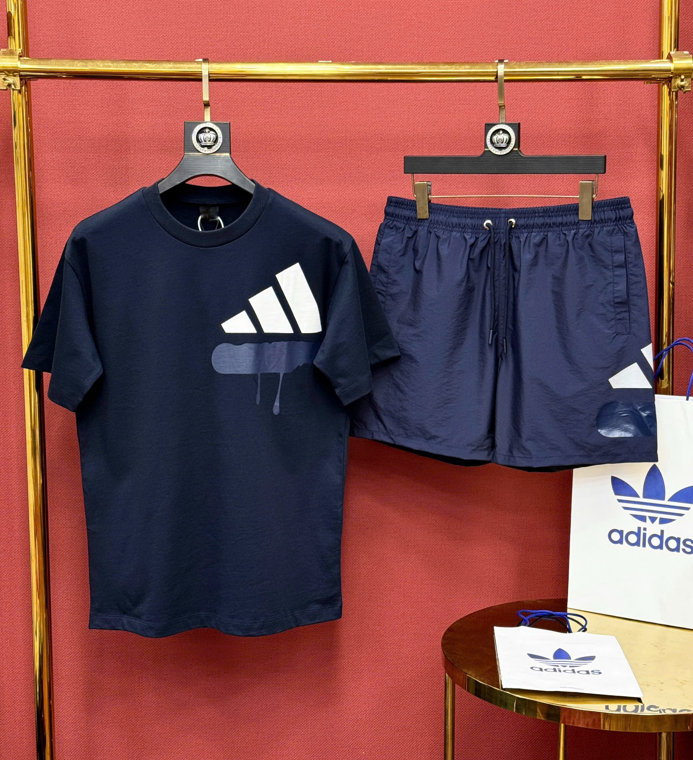 Set bộ thể thao Adidas Basketball logo ngực Like Auth S-XL CD
