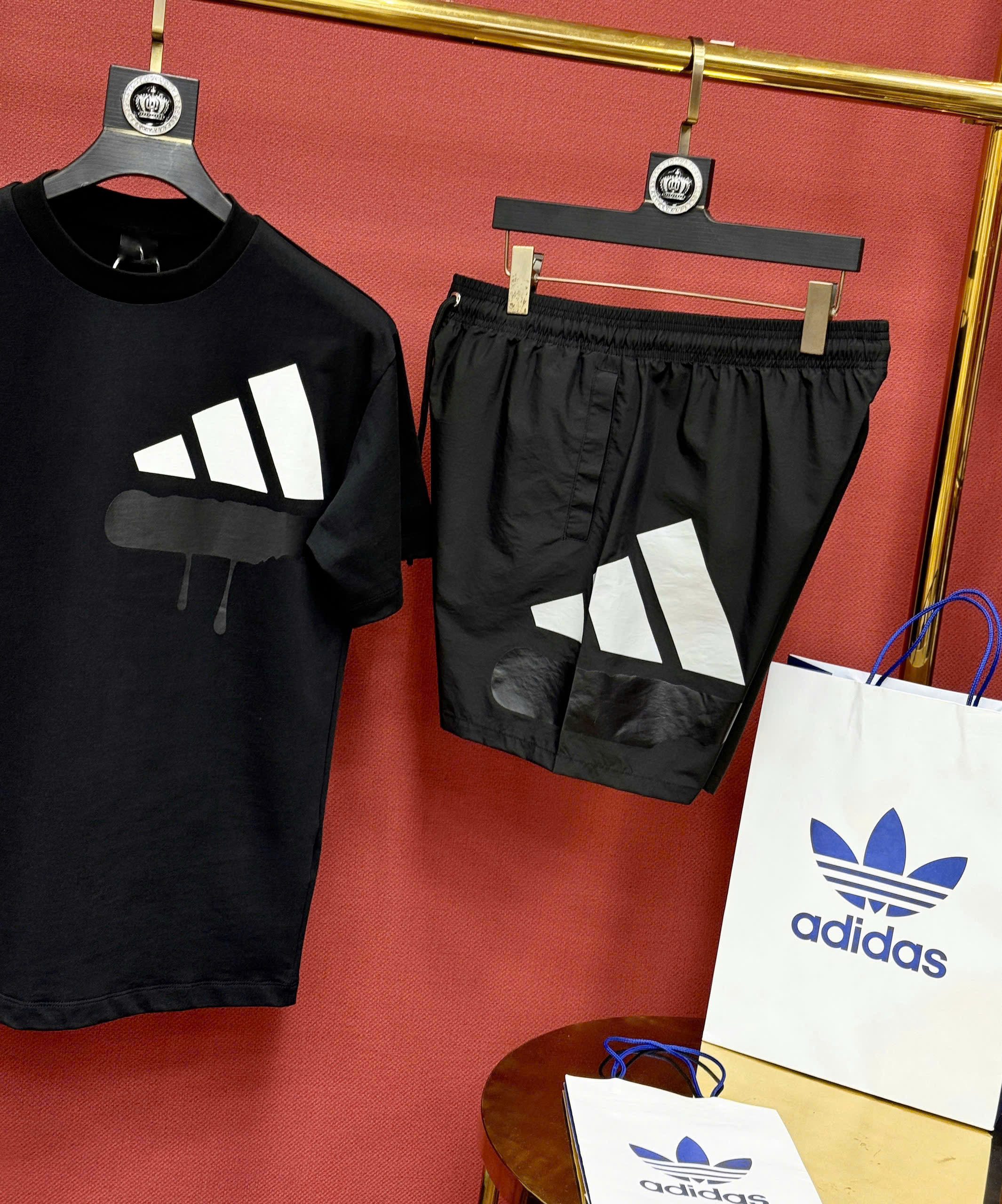Set bộ thể thao Adidas Basketball logo ngực Like Auth S-XL CD