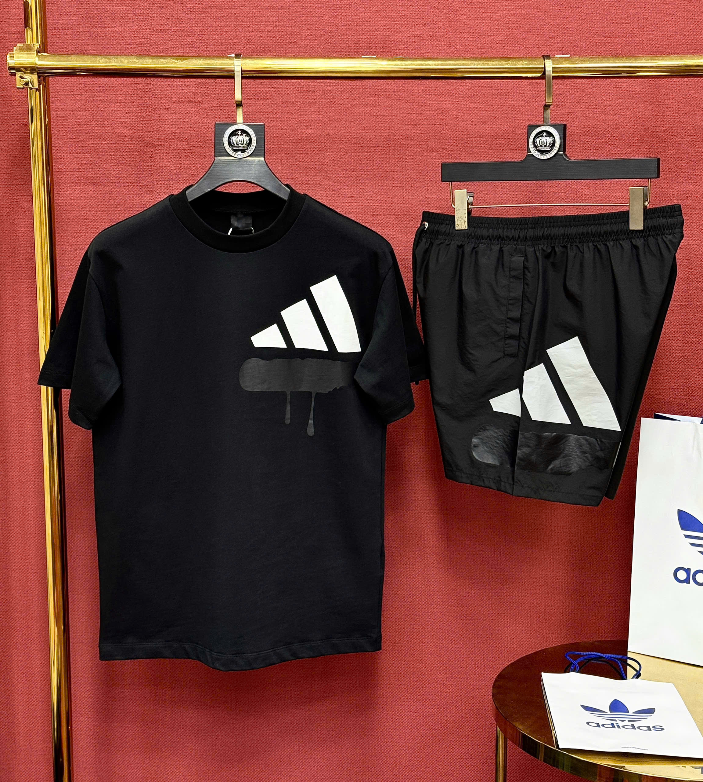 Set bộ thể thao Adidas Basketball logo ngực Like Auth S-XL CD