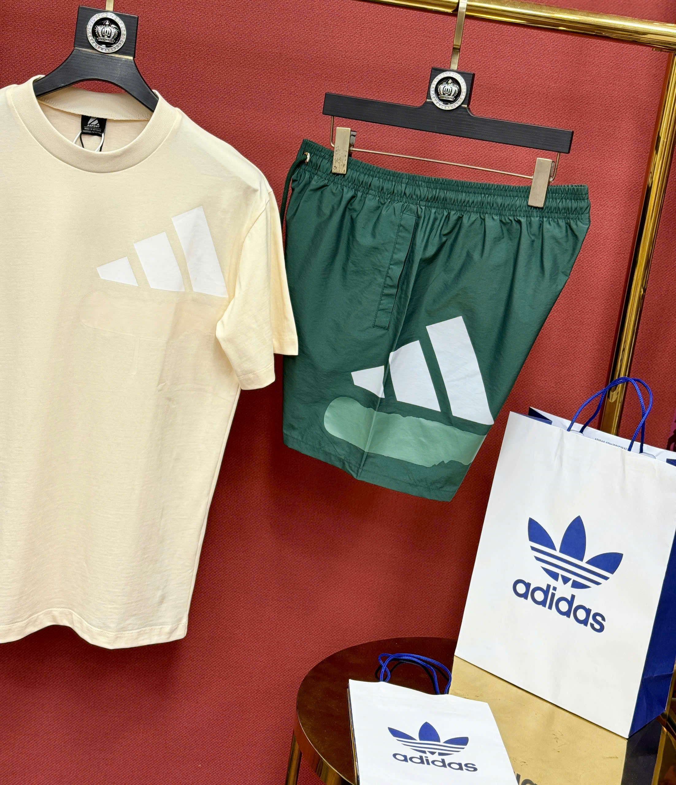 Set bộ thể thao Adidas Basketball logo ngực Like Auth S-XL CD