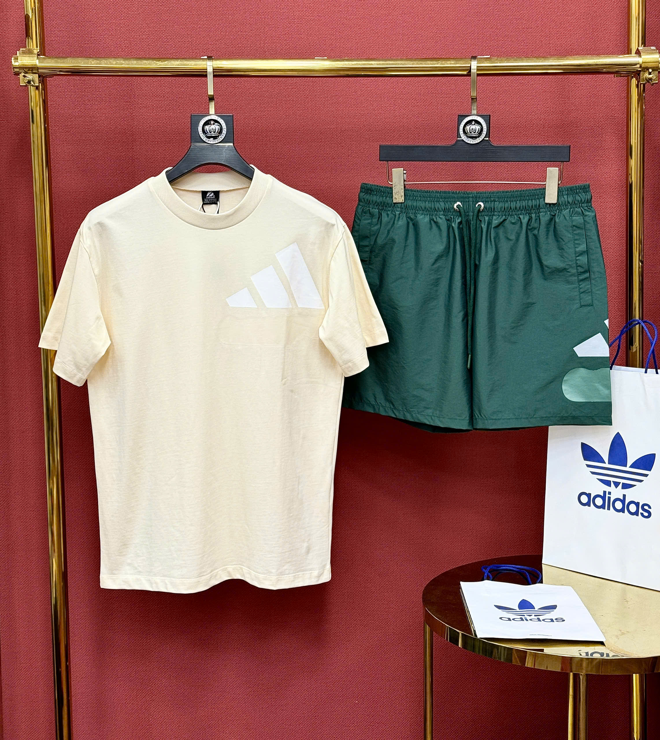Set bộ thể thao Adidas Basketball logo ngực Like Auth S-XL CD