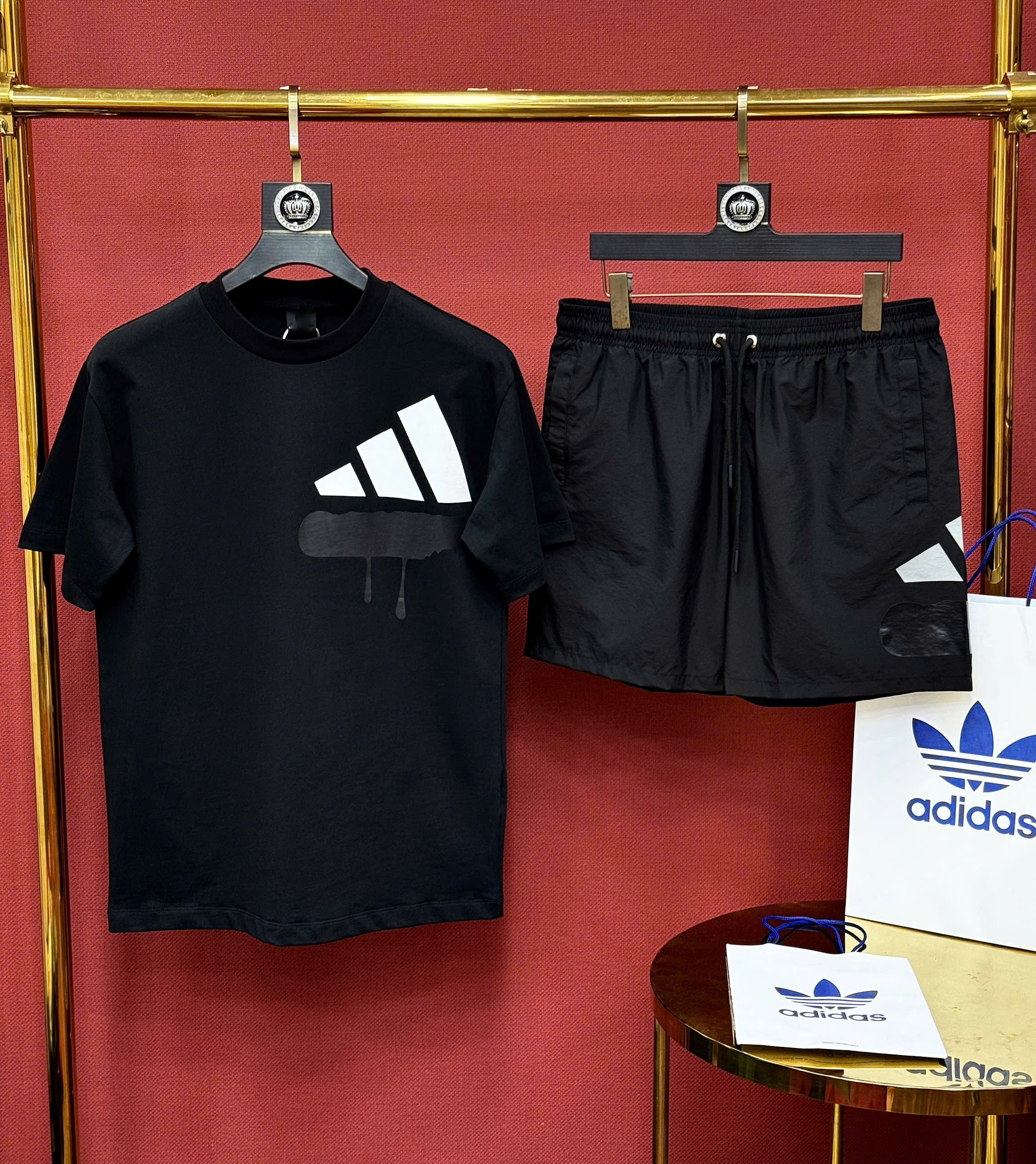 Set bộ thể thao Adidas Basketball logo ngực Like Auth S-XL CD