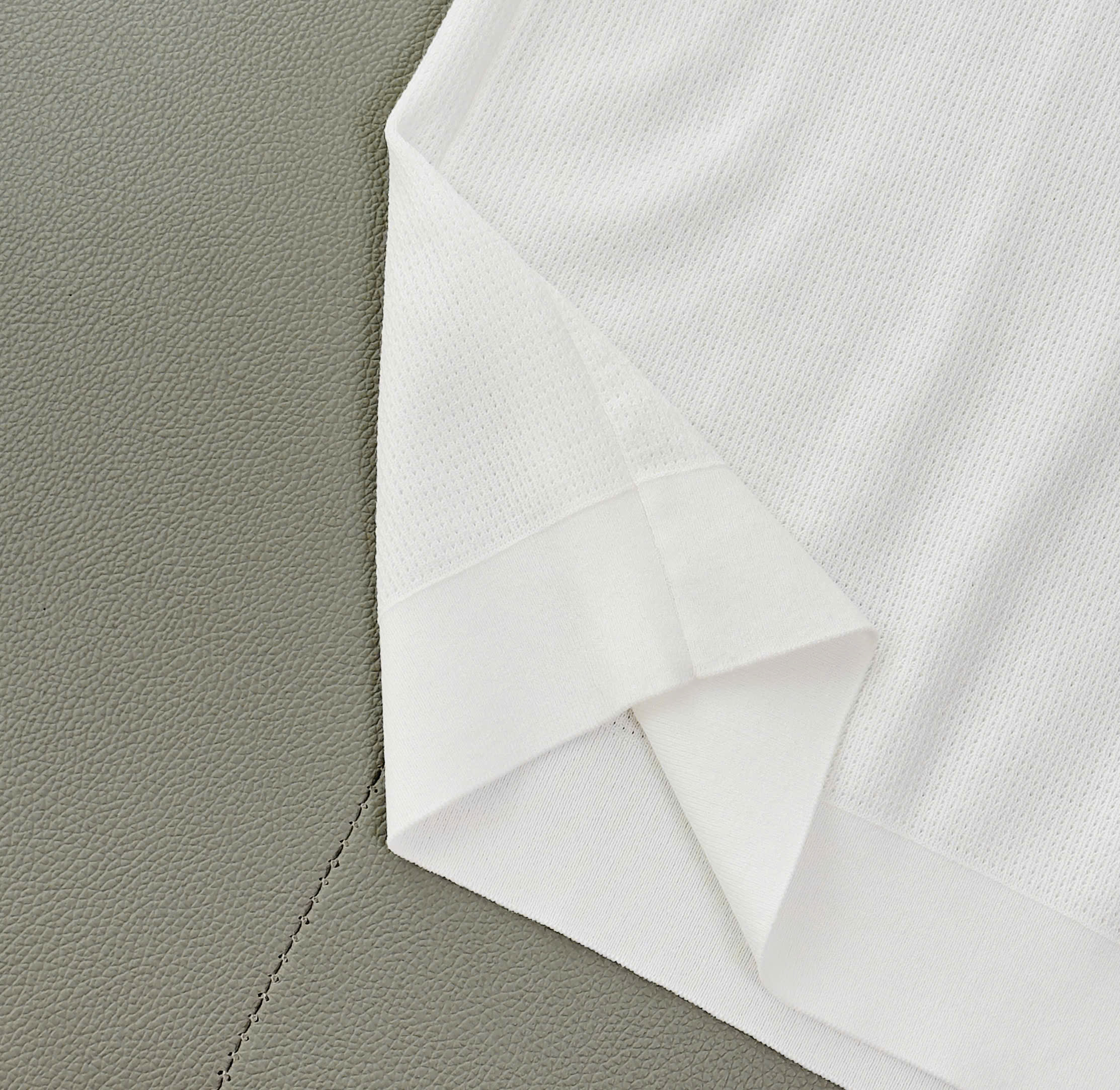 Áo phông T shirt Thombrowne kẻ sọc tay logo thêu Cún Like Auth 48-54 DDT\Trắng