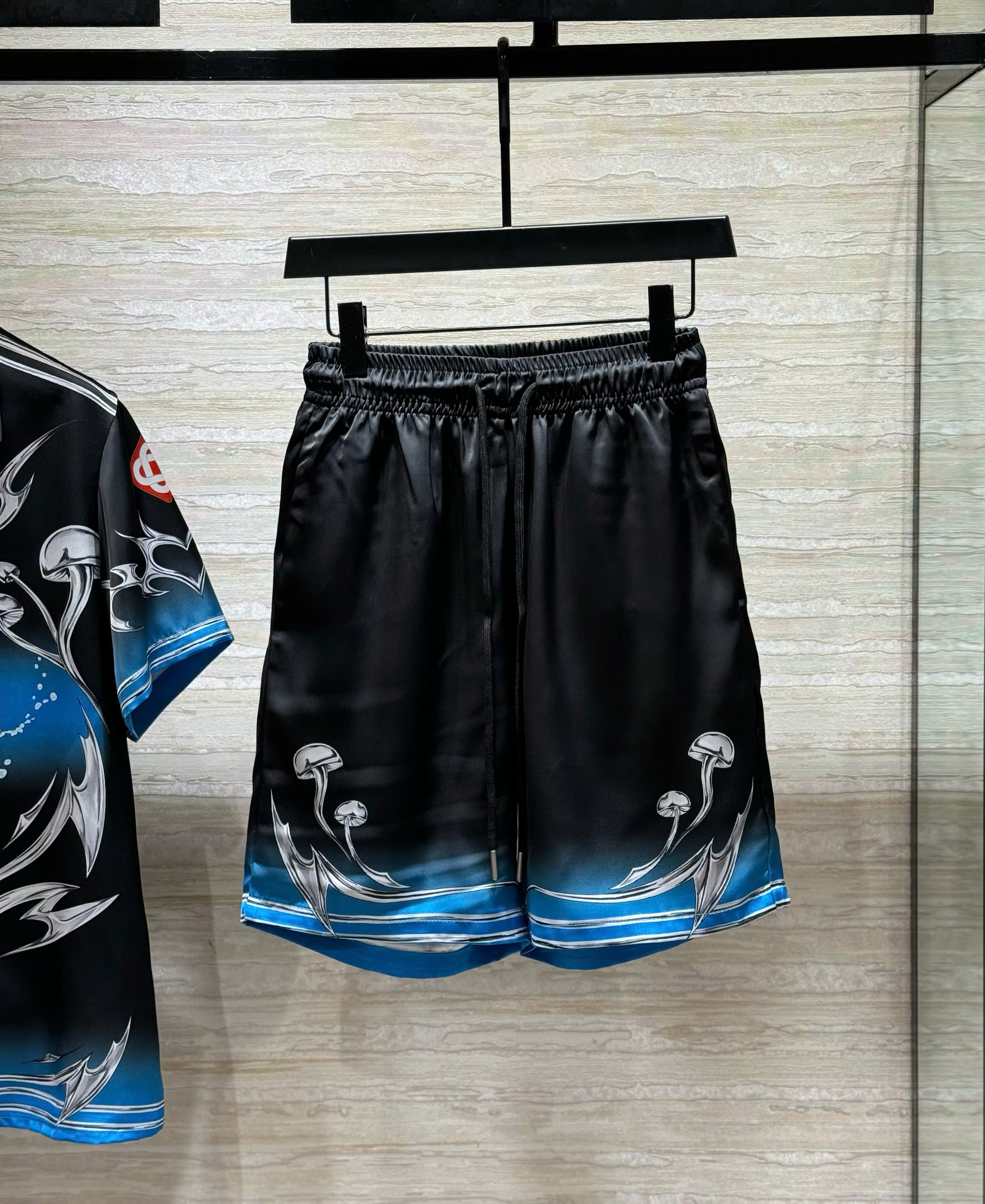 Set bộ lụa hè TANYA Casablanca họa tiết hoa biển Like Auth M-XL DDT