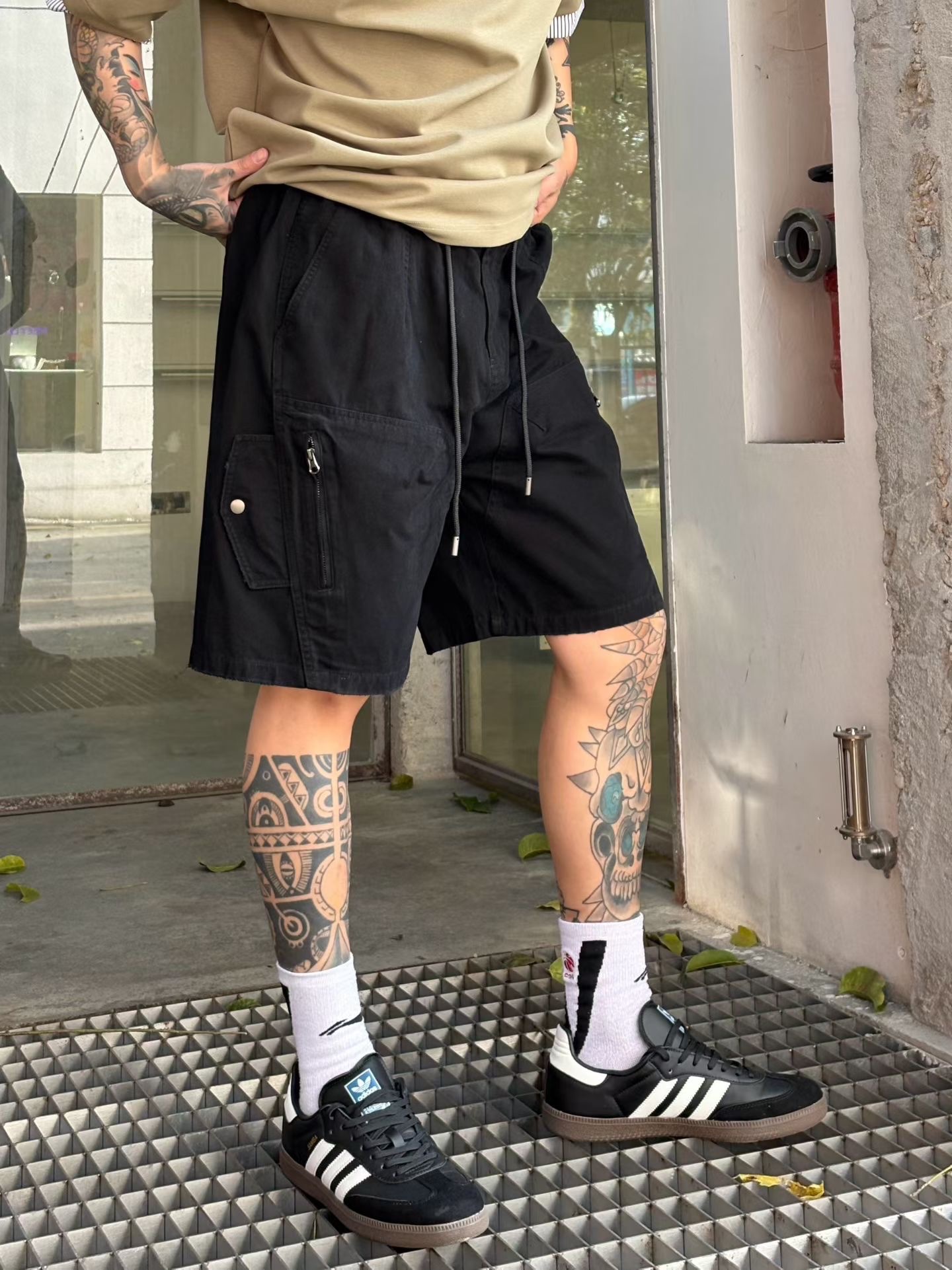 Quần short ngố TANYA túi hộp khóa ZIP Like Auth M-XL VTN