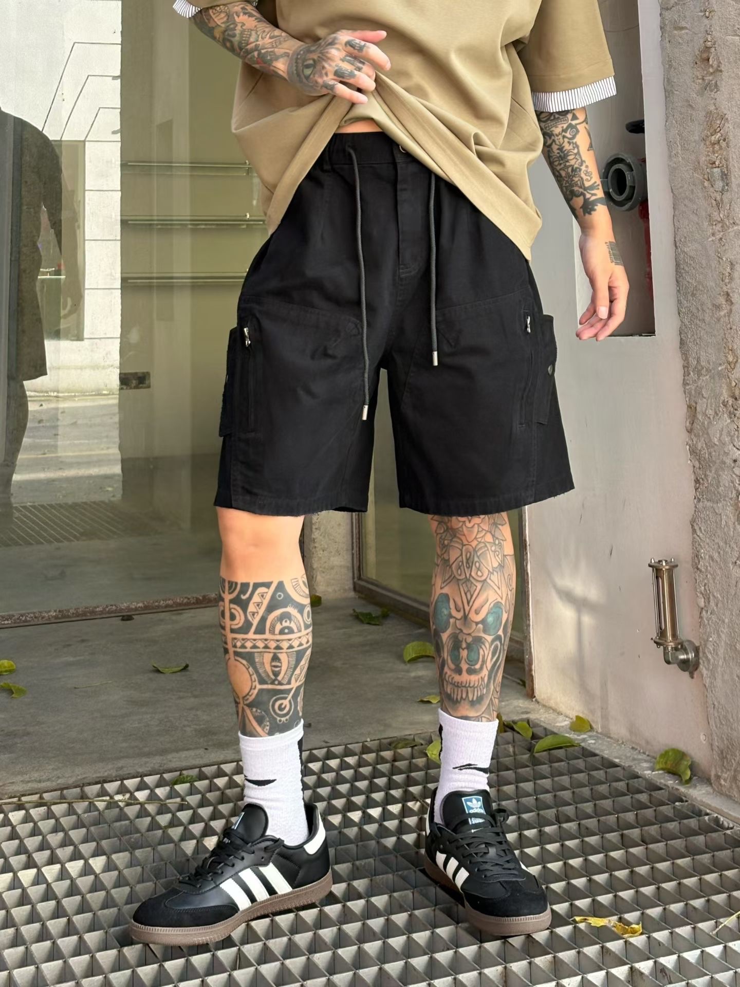 Quần short ngố TANYA túi hộp khóa ZIP Like Auth M-XL VTN