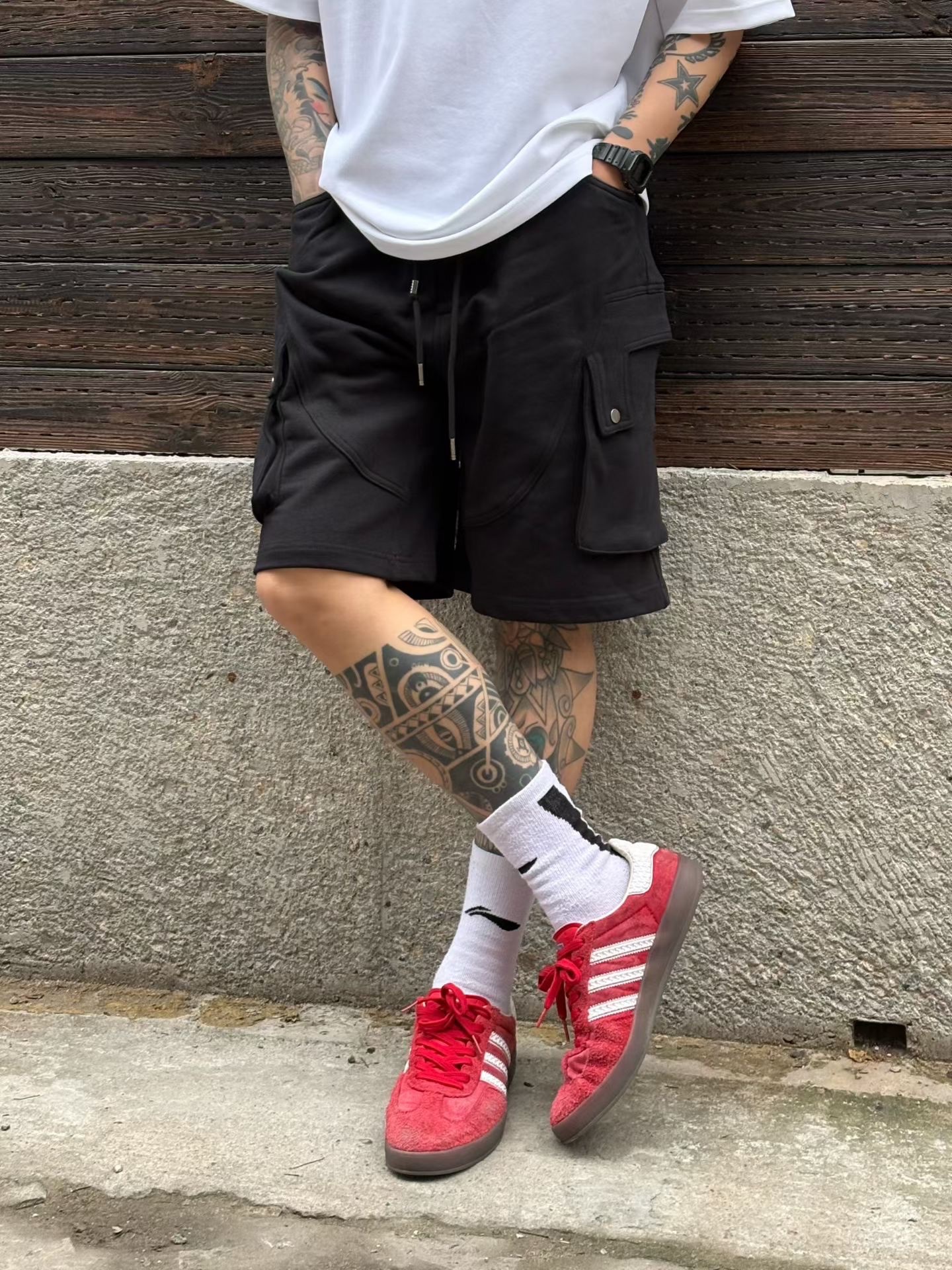 Quần short ngố TANYA túi hộp tag bạc Like Auth M-XL VTN