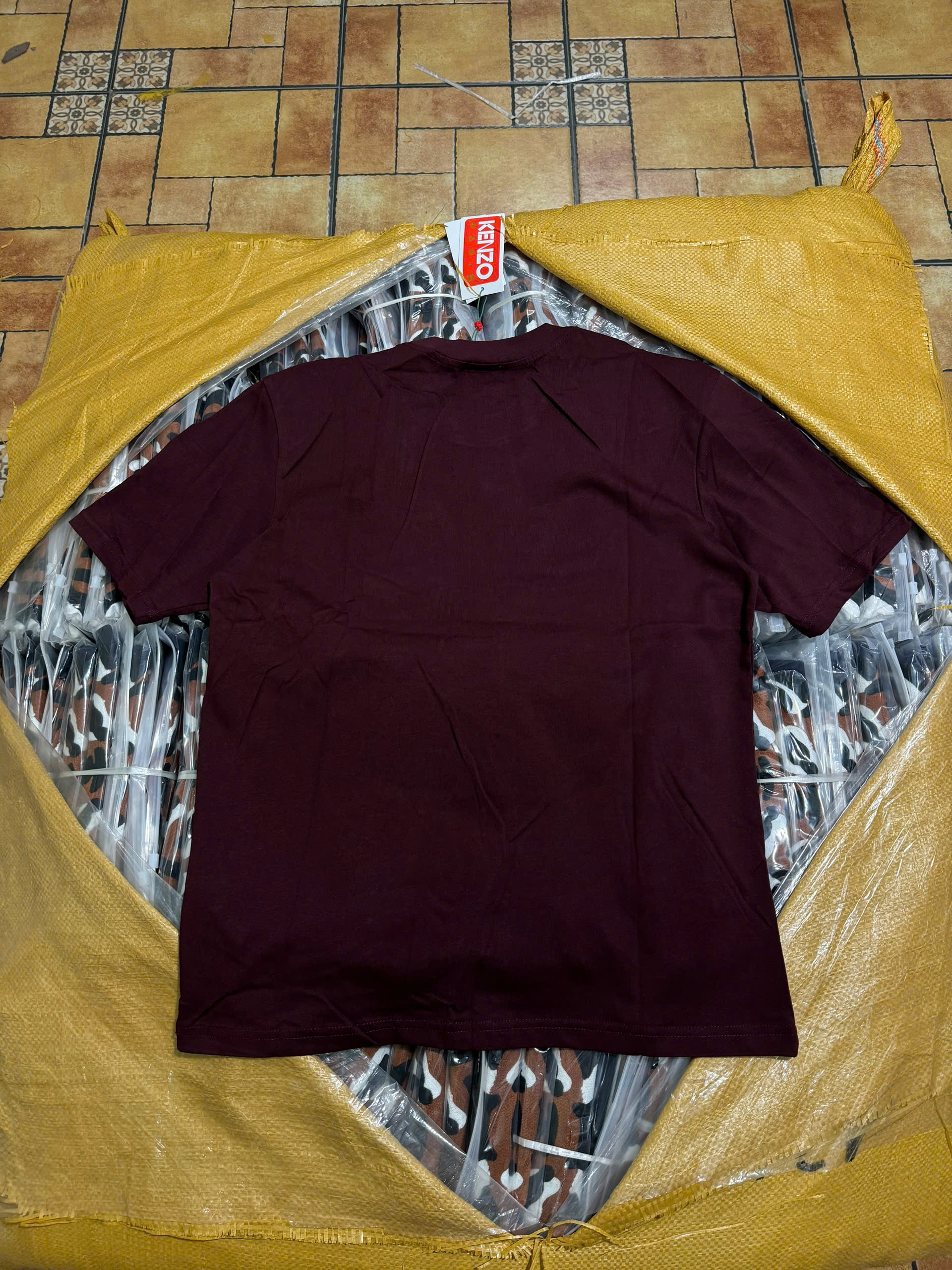 Áo phông T shirt Kenzo logo thêu mặt Hổ Like Auth XS-L NV\Đen