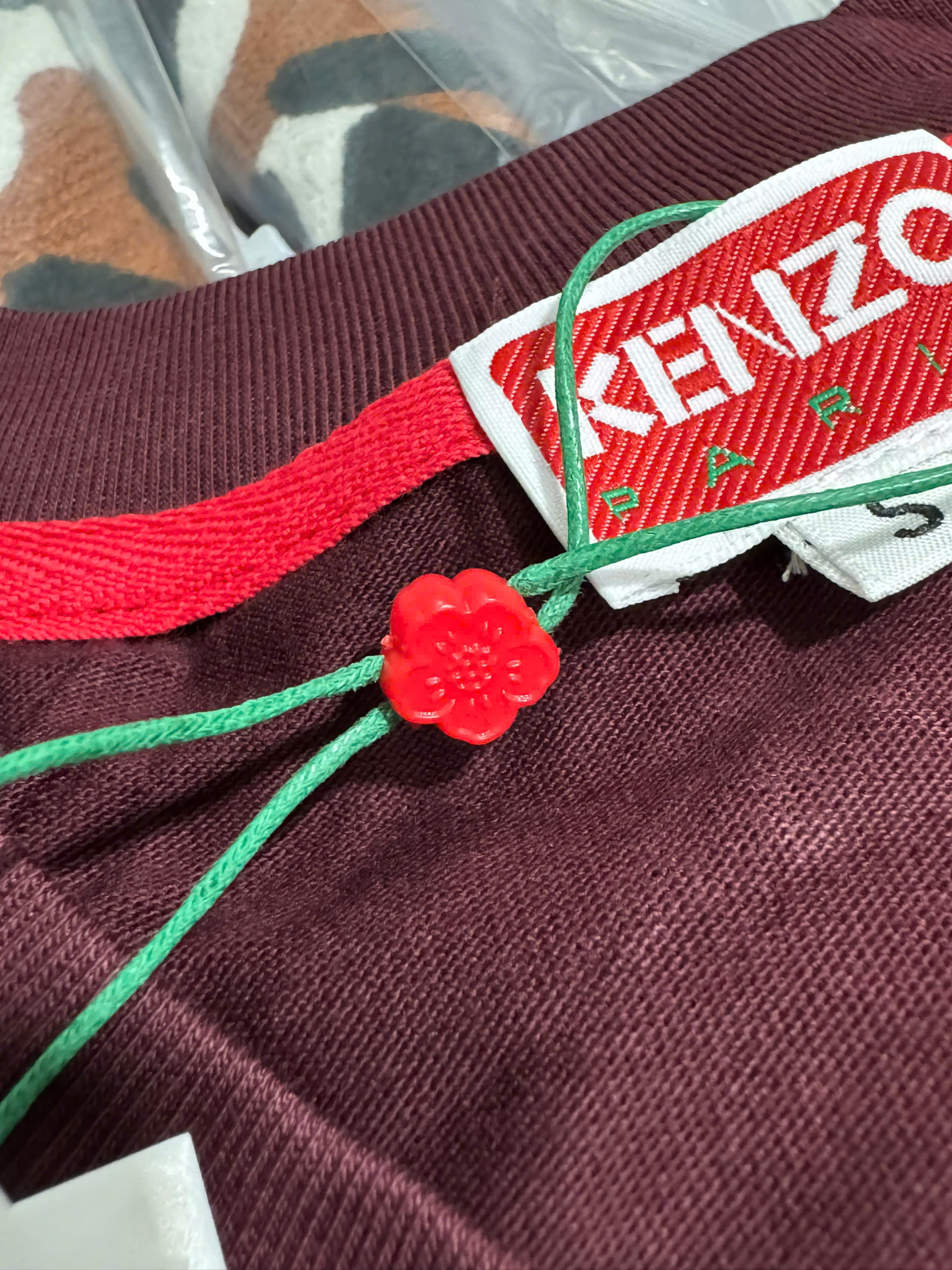 Áo phông T shirt Kenzo logo thêu mặt Hổ Like Auth XS-L NV\Đen