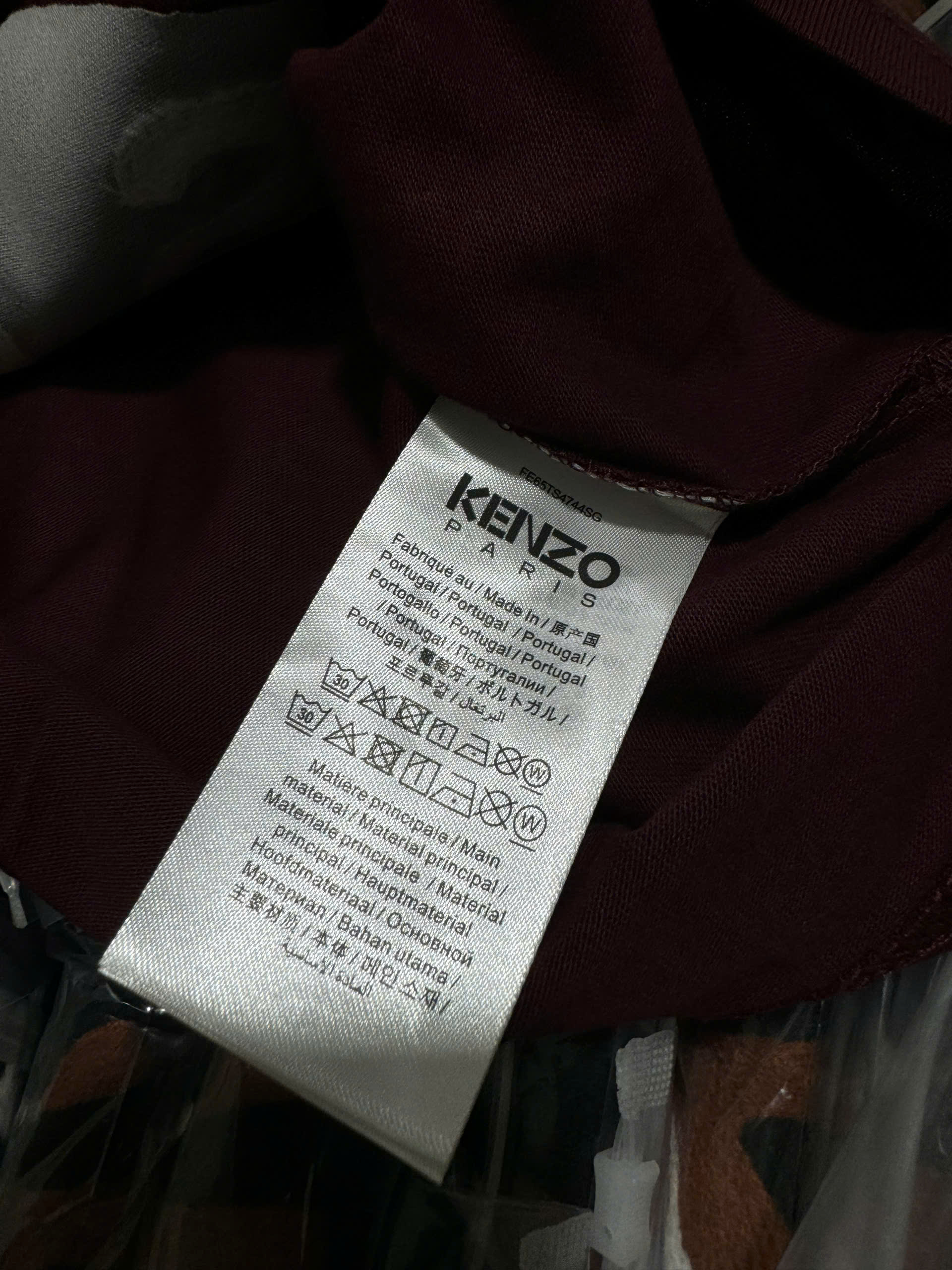 Áo phông T shirt Kenzo logo thêu mặt Hổ Like Auth XS-L NV\Đen