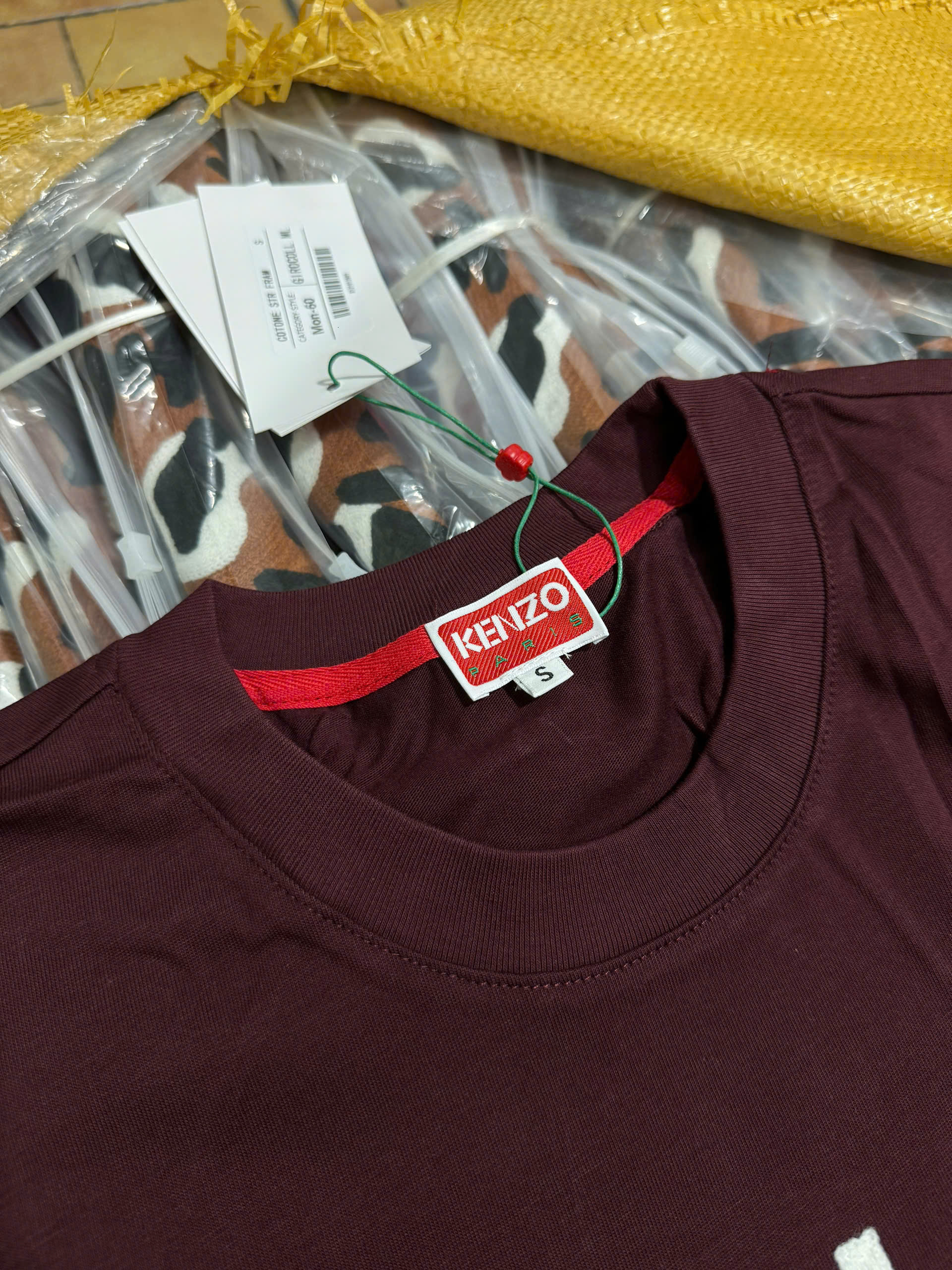 Áo phông T shirt Kenzo logo thêu mặt Hổ Like Auth XS-L NV\Đen