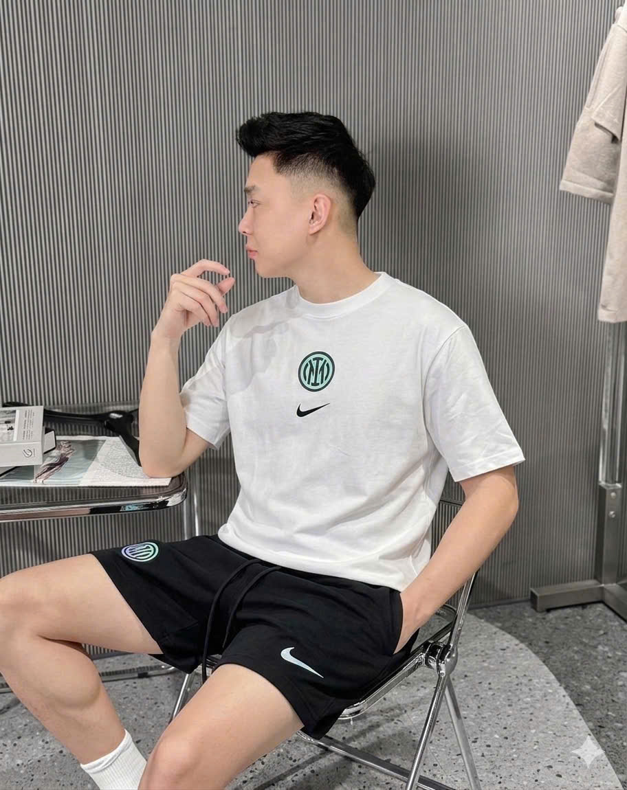 Set bộ thể thao hè Nike Inter Milan logo ngực Like Auth S-XL NV