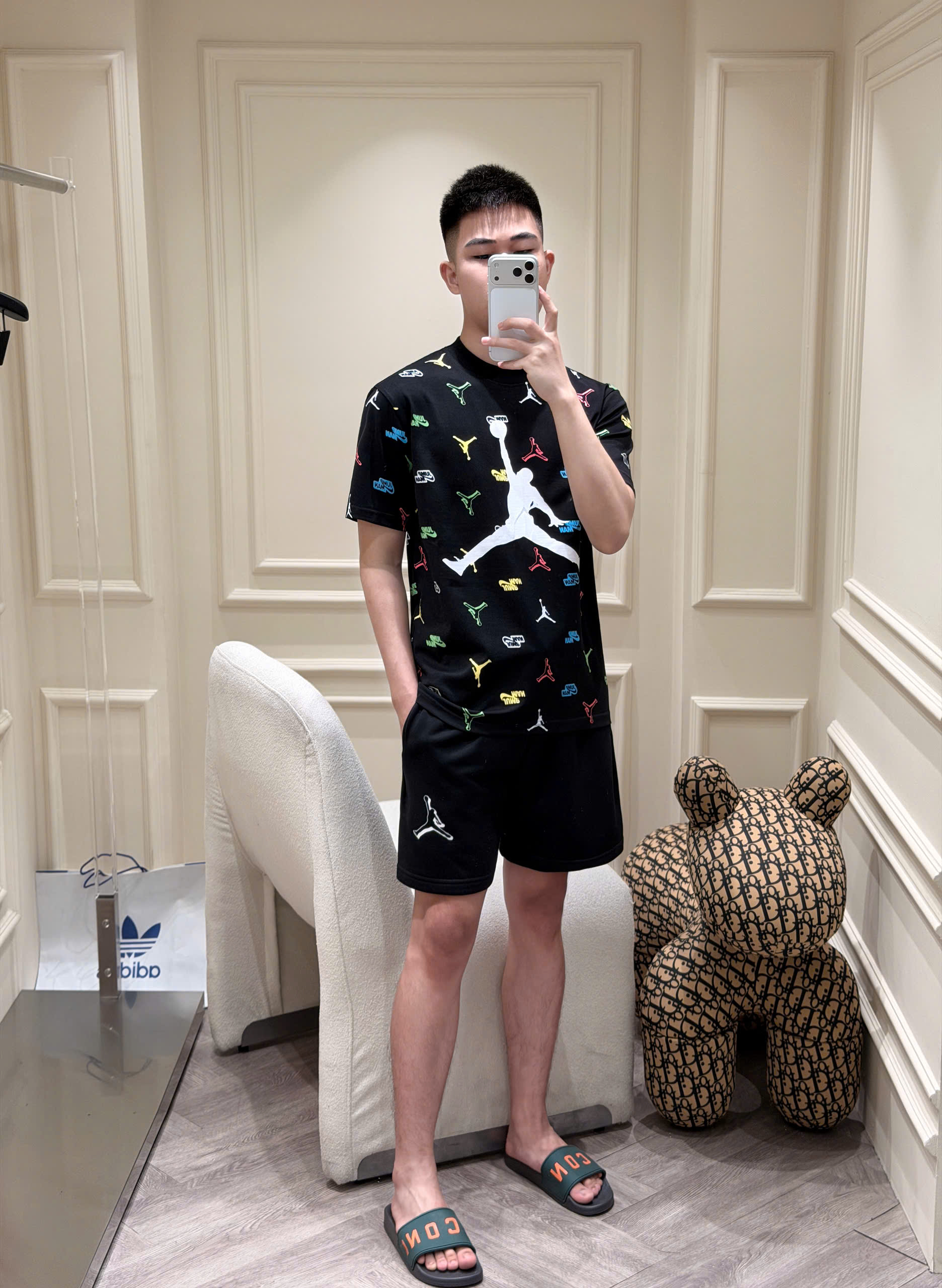 Set bộ thể thao hè Nike Jordan Jump Man logo ngực Like Auth S-XL NV