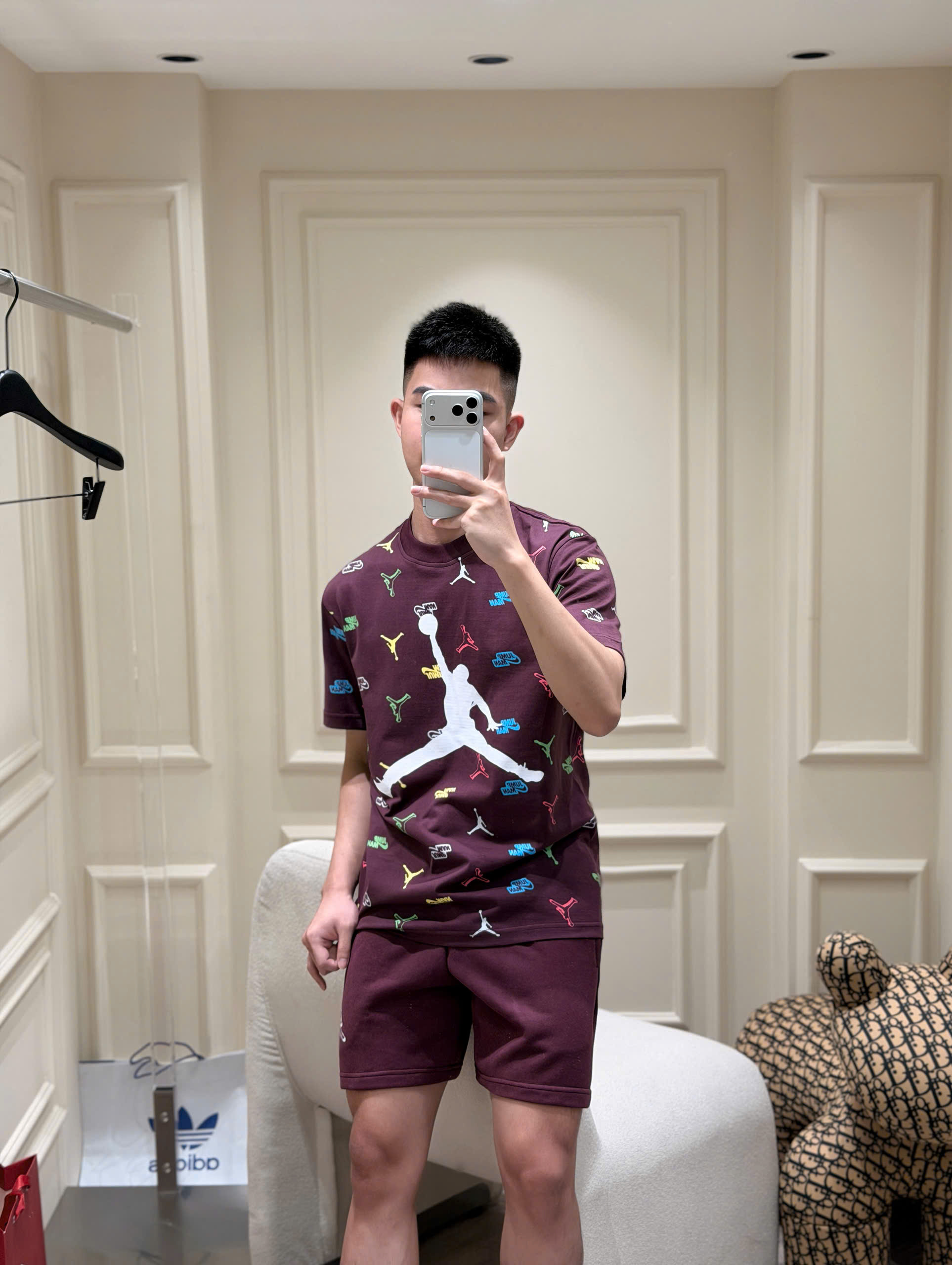 Set bộ thể thao hè Nike Jordan Jump Man logo ngực Like Auth S-XL NV
