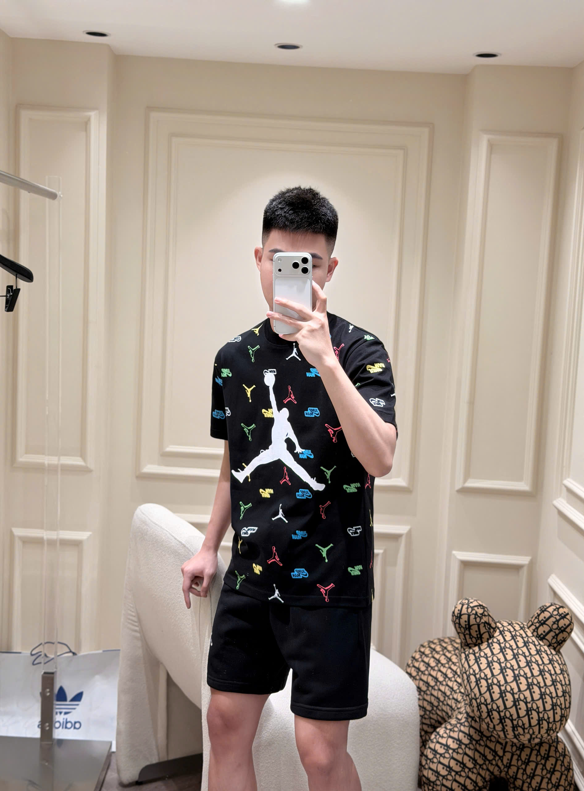 Set bộ thể thao hè Nike Jordan Jump Man logo ngực Like Auth S-XL NV