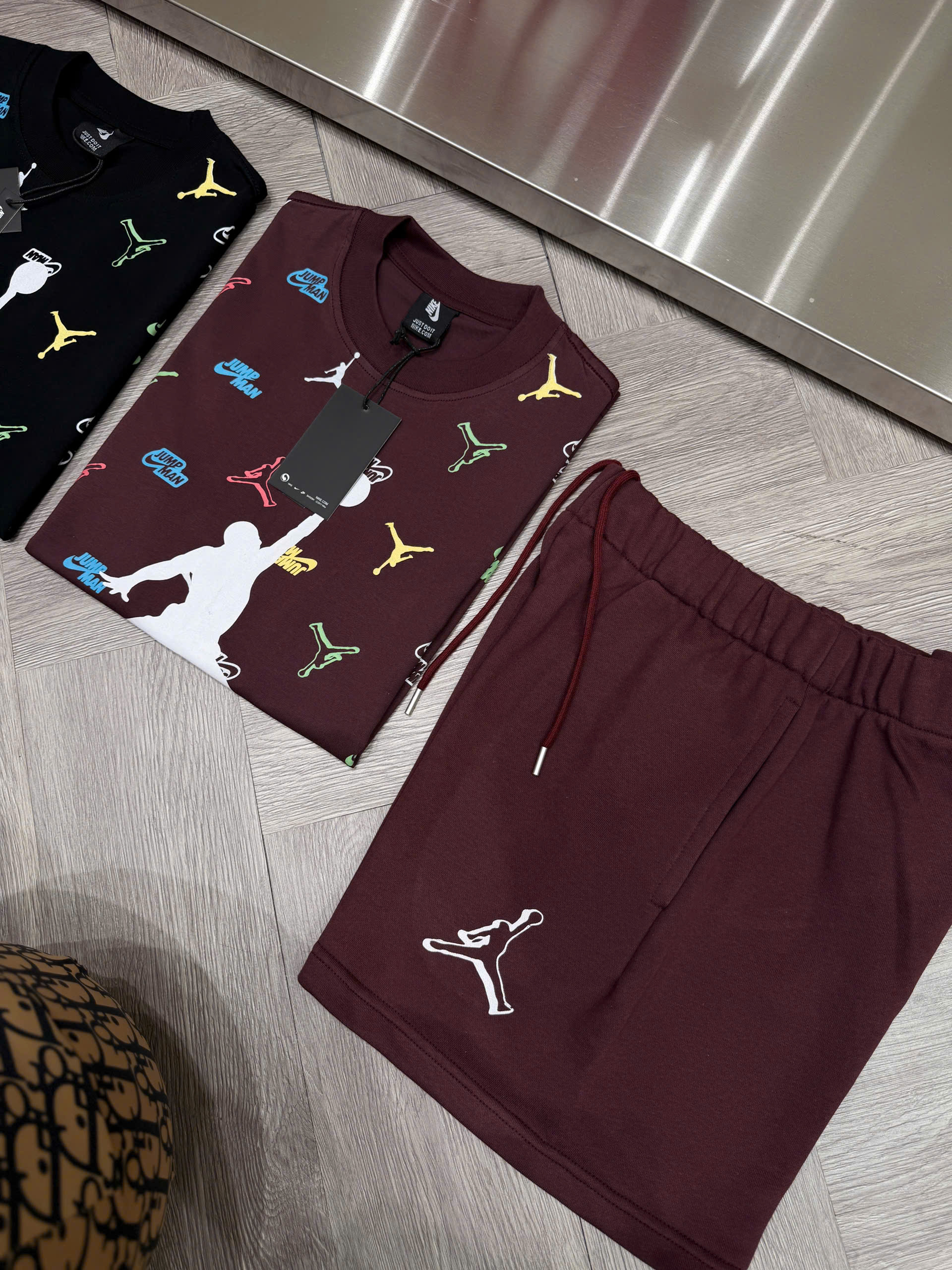 Set bộ thể thao hè Nike Jordan Jump Man logo ngực Like Auth S-XL NV