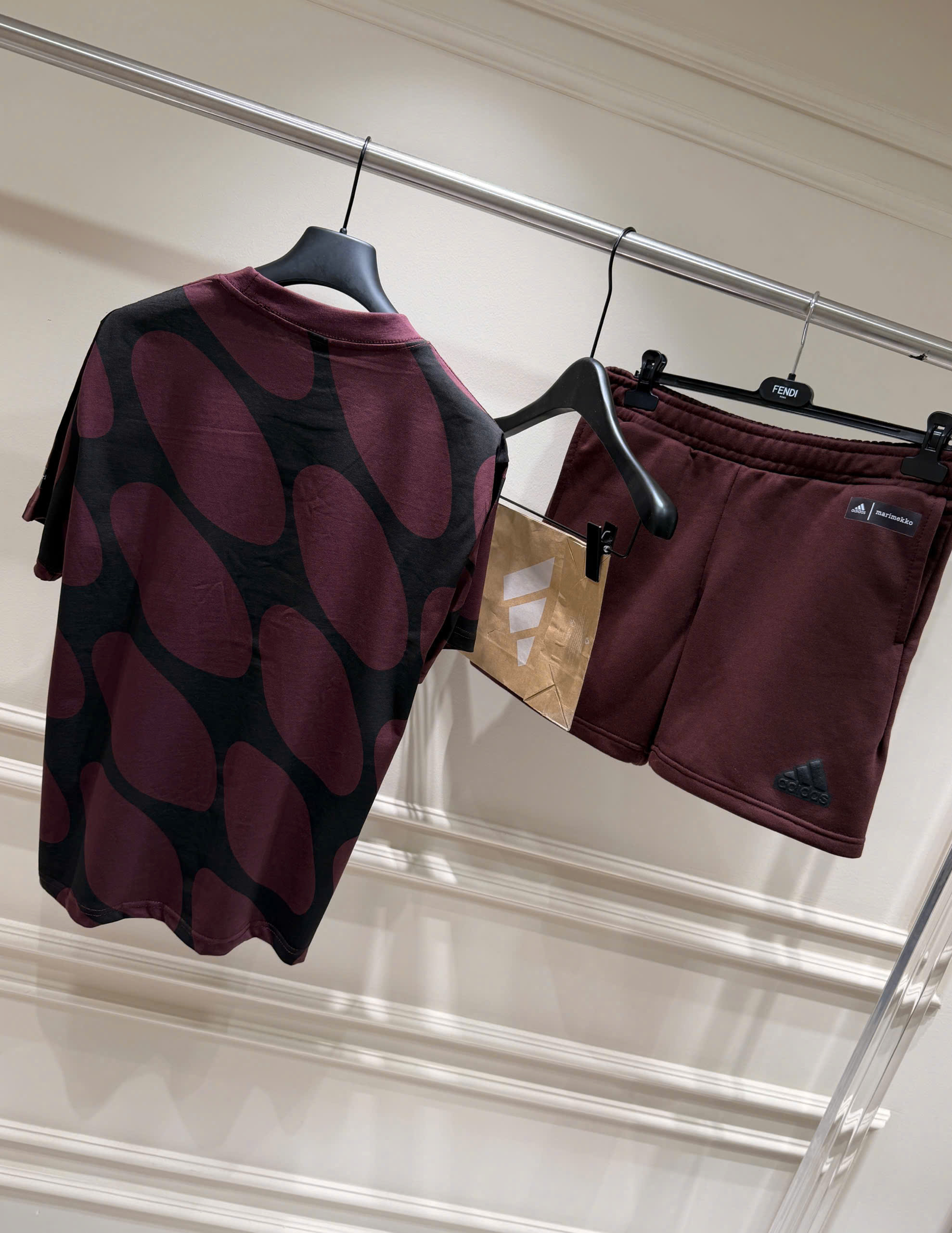 Set bộ thể thao hè Adidas họa tiết mắt lưới logo nổi Like Auth S-XL MK