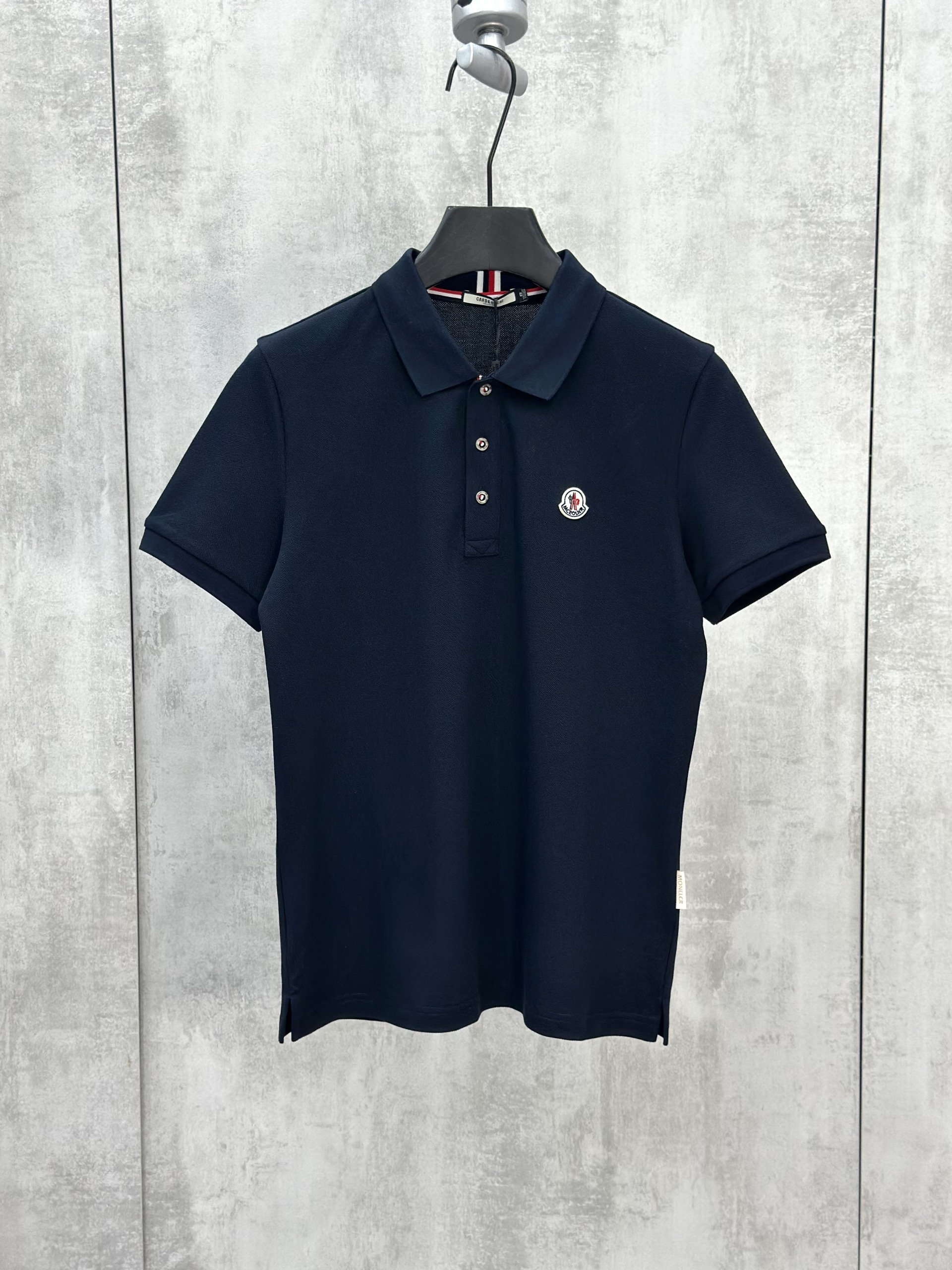 Áo polo Moncler logo thêu ngực Like Auth 48-52 VTN