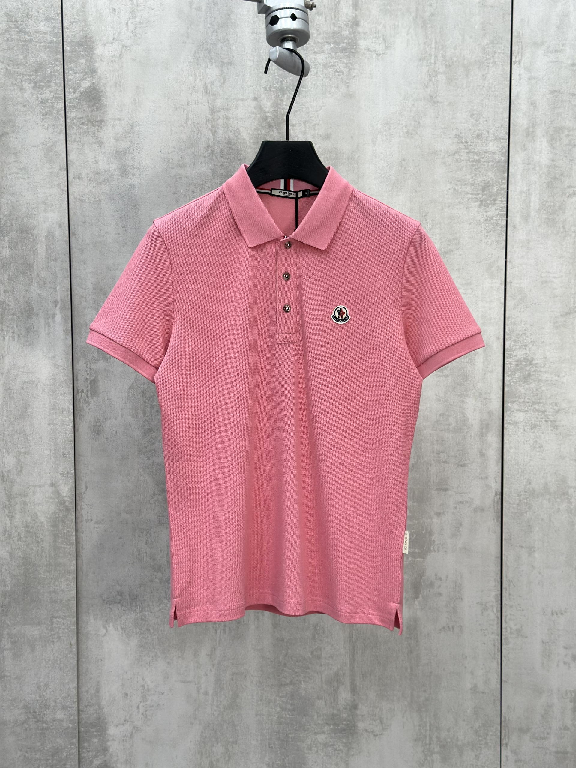 Áo polo Moncler logo thêu ngực Like Auth 48-52 VTN