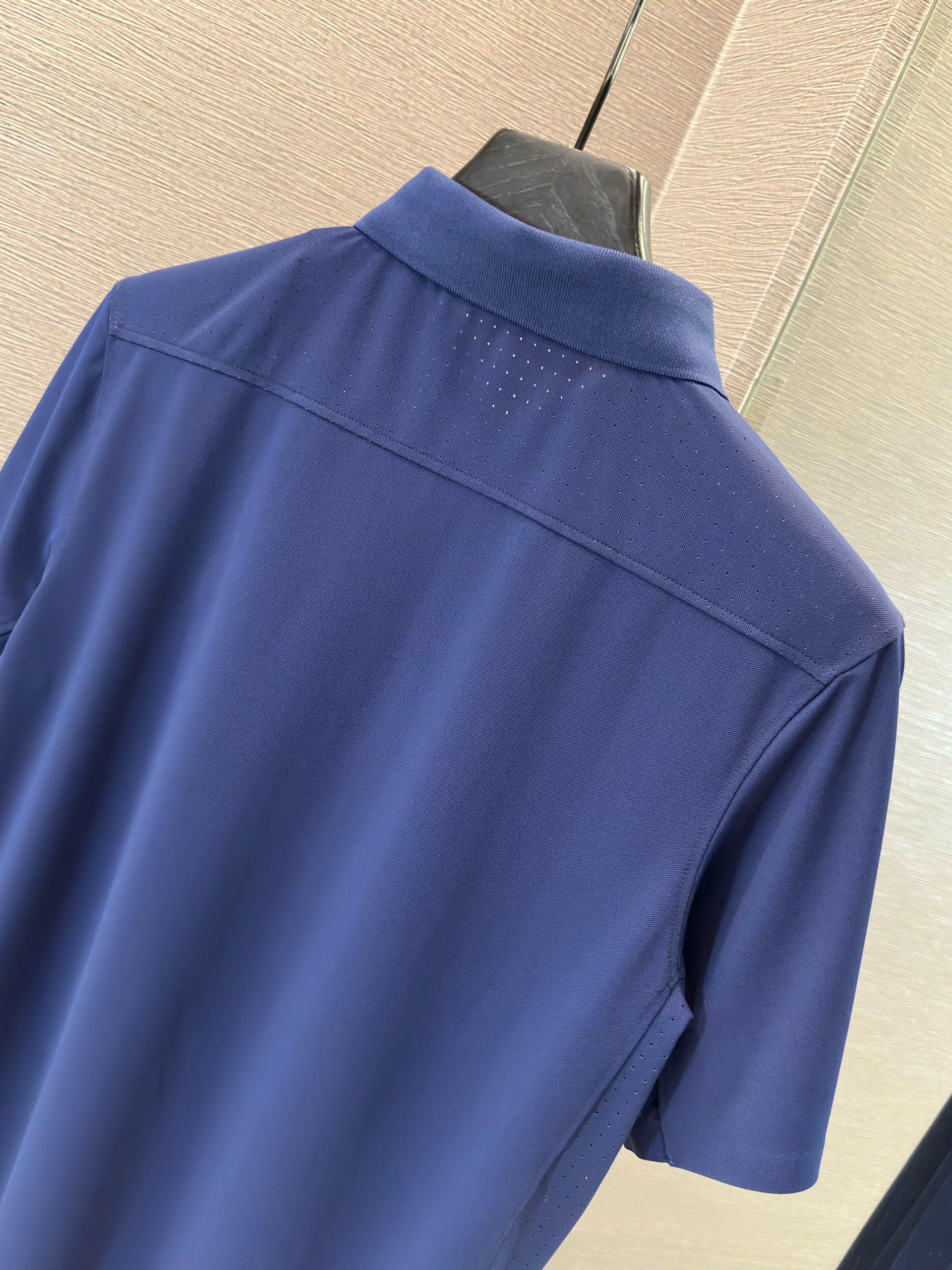 Áo polo thể thao Manesti logo thêu ngực Like Auth S-XL VTN\Xanh than