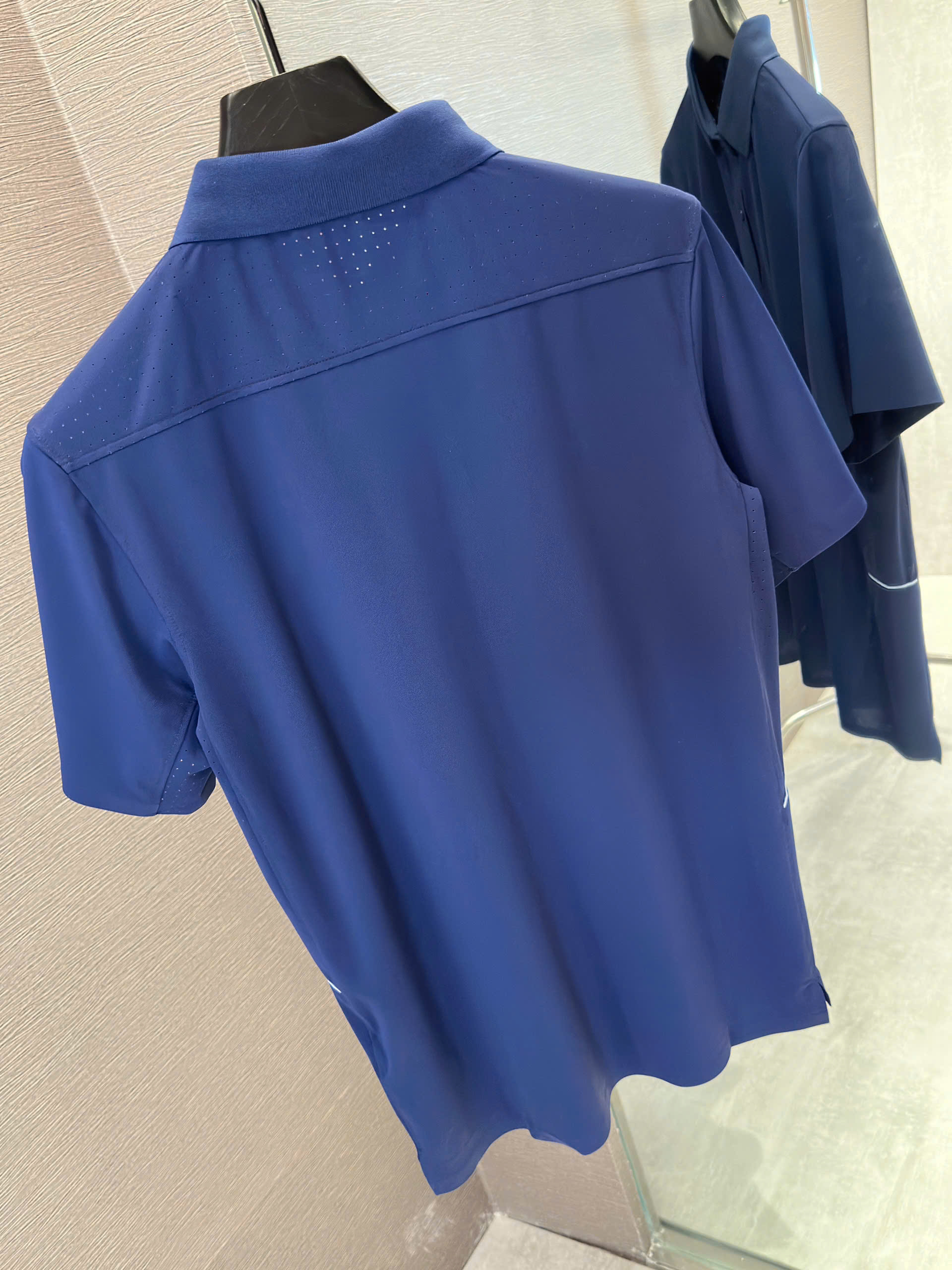 Áo polo thể thao Manesti logo thêu ngực Like Auth S-XL VTN\Xanh than