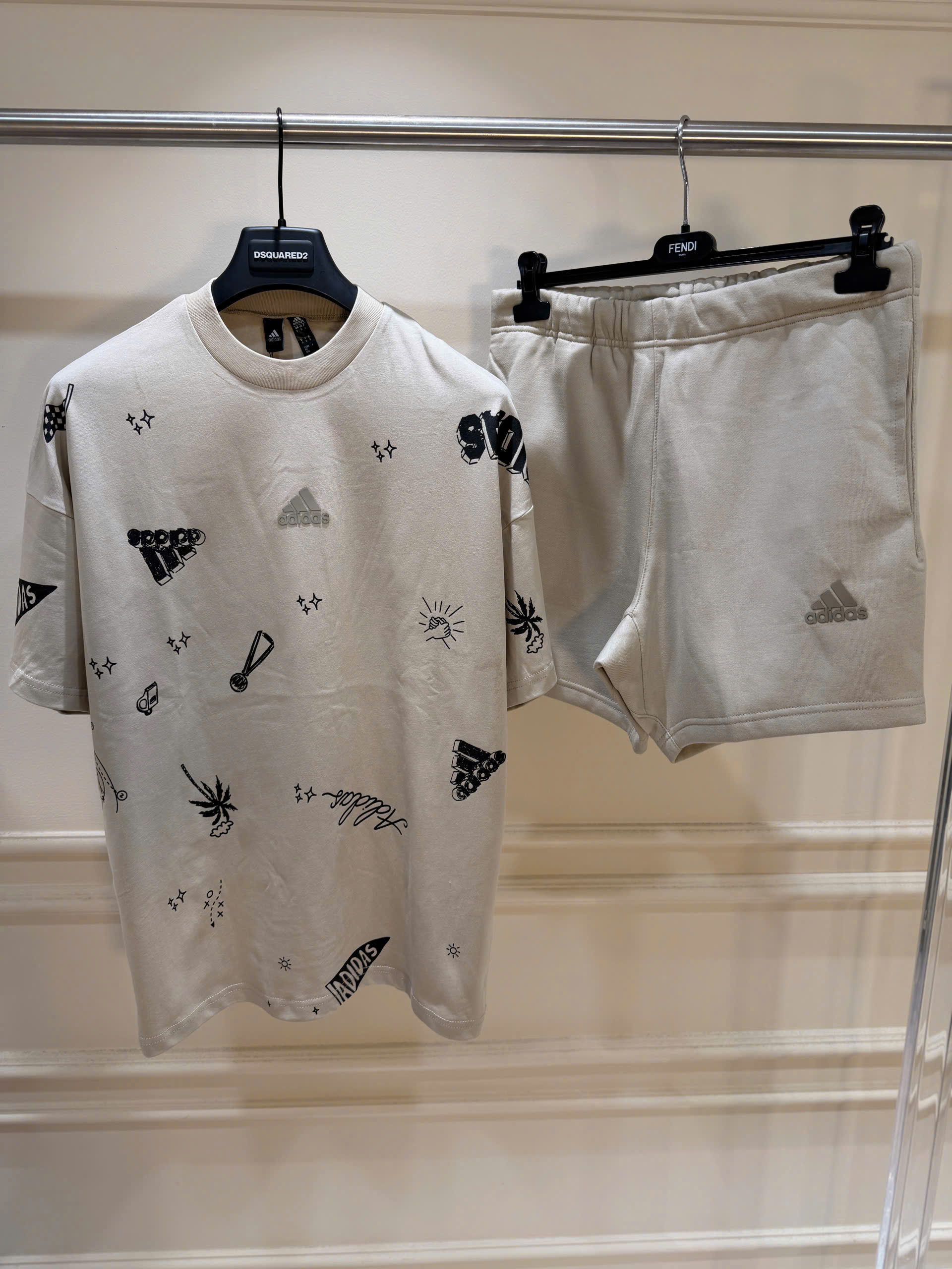 Set bộ nỉ thể thao Adidas nhiều logo Like Auth S-XL NV