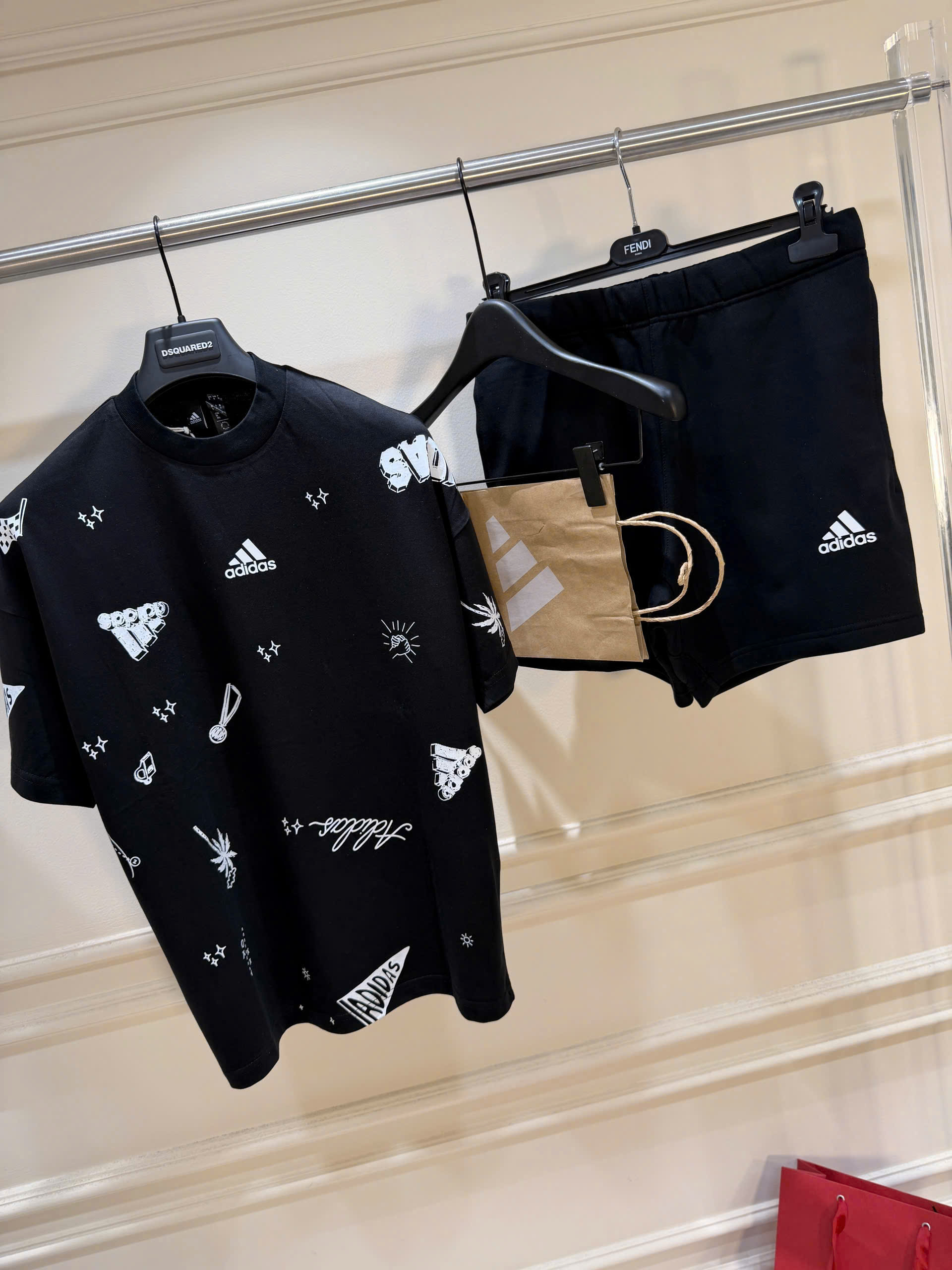 Set bộ nỉ thể thao Adidas nhiều logo Like Auth S-XL NV