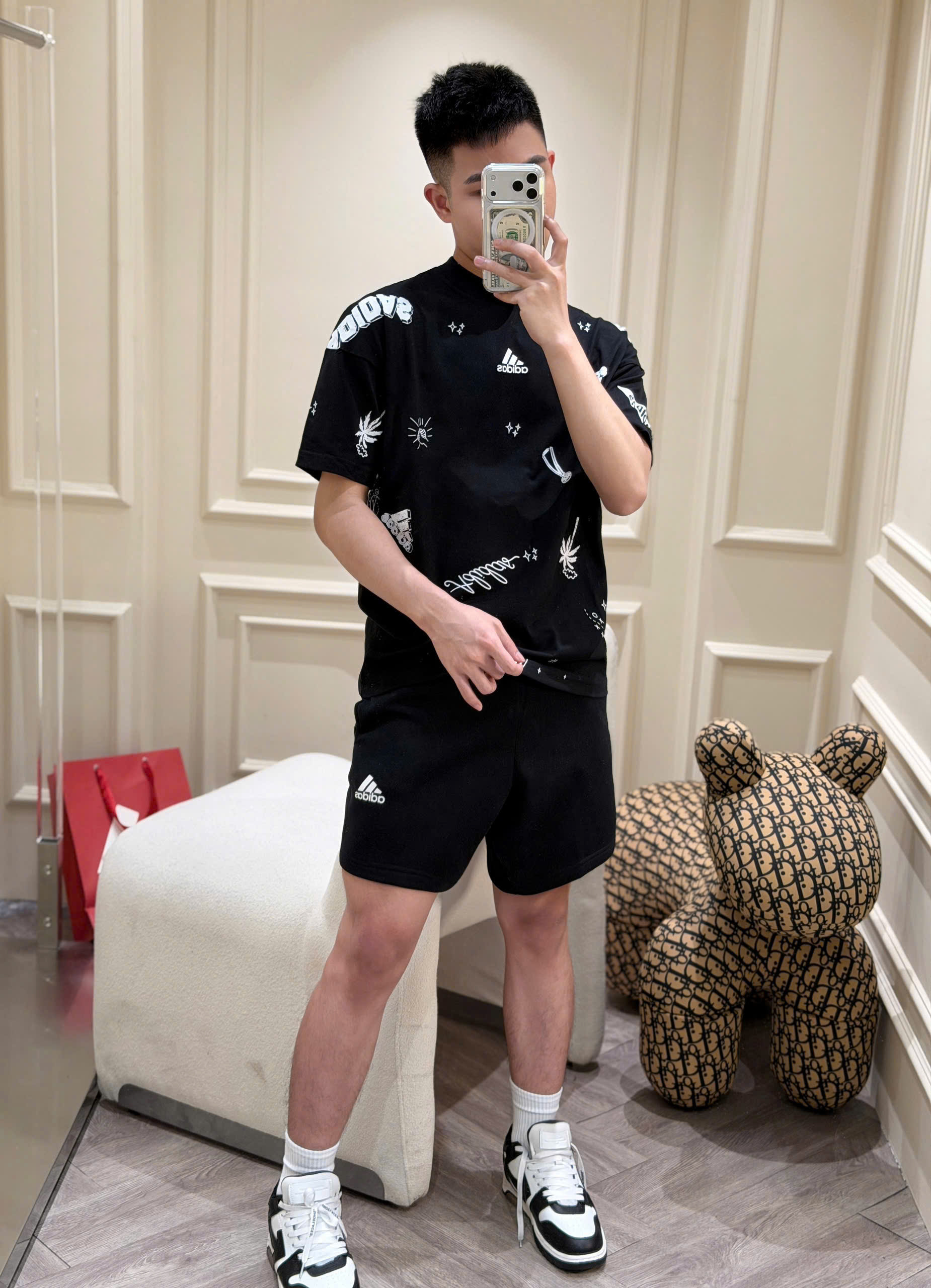 Set bộ nỉ thể thao Adidas nhiều logo Like Auth S-XL NV