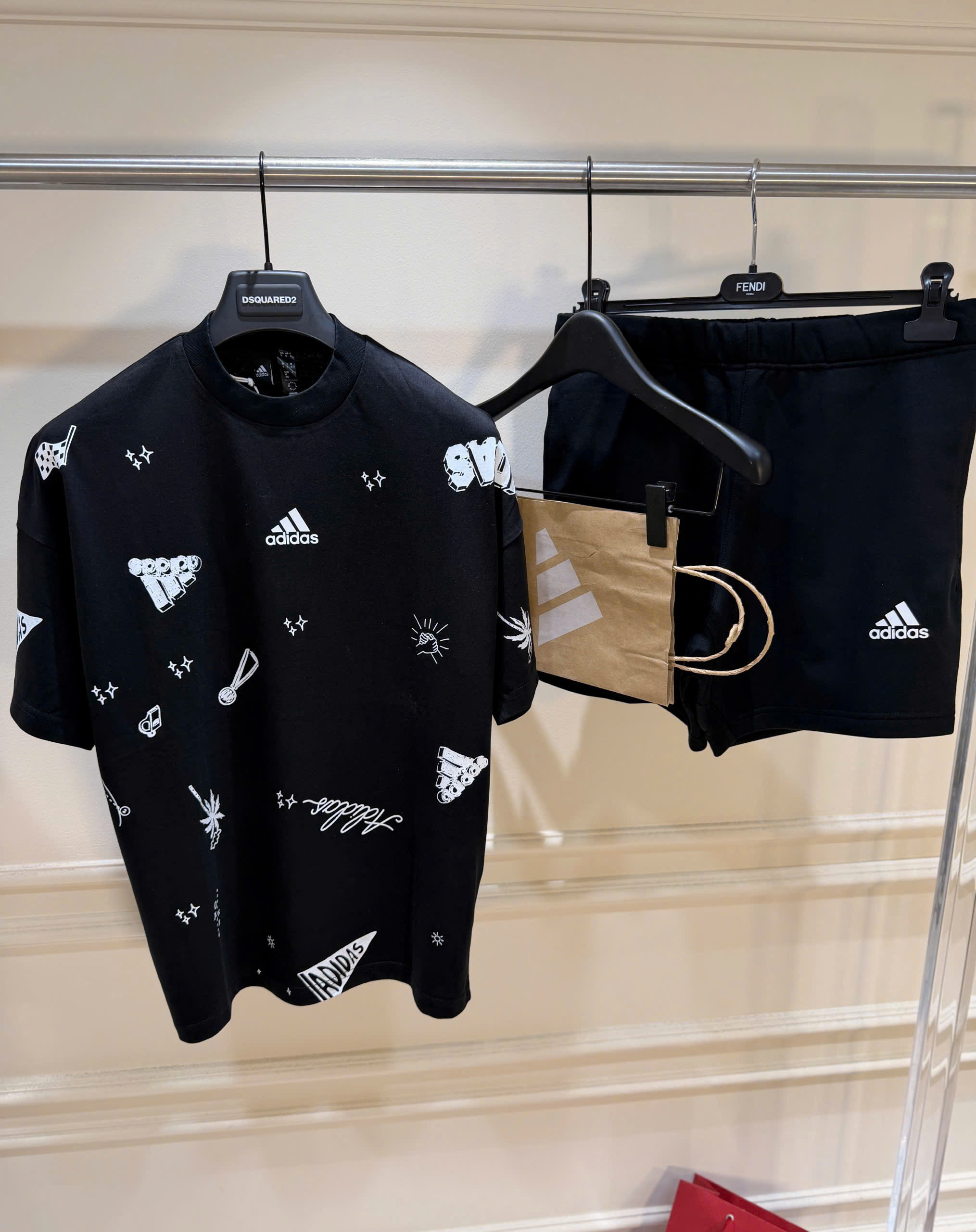 Set bộ nỉ thể thao Adidas nhiều logo Like Auth S-XL NV